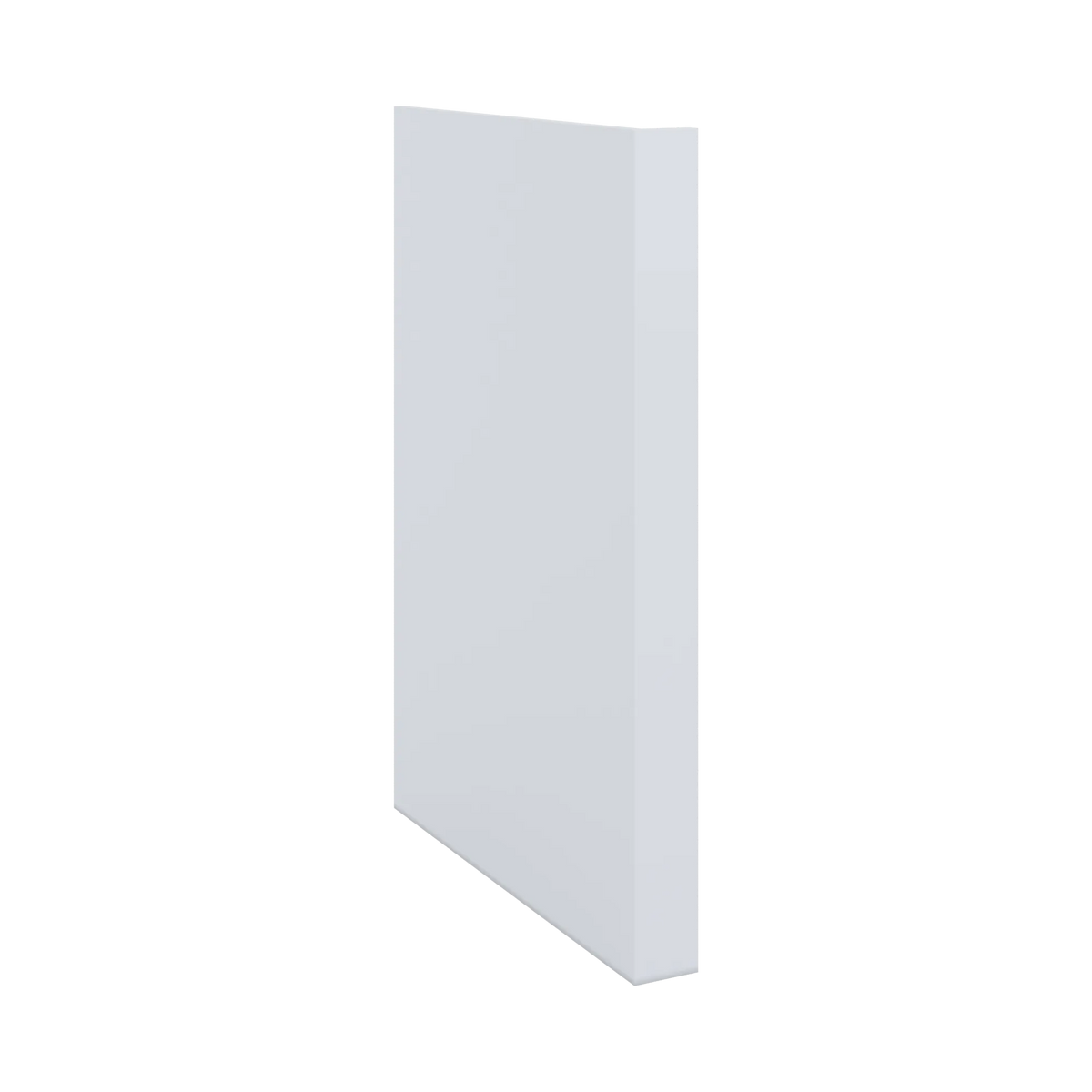 Modernform Cabinet Matte White 3" W X 34 1/2" H X 24" D Base Dishwasher End Panel