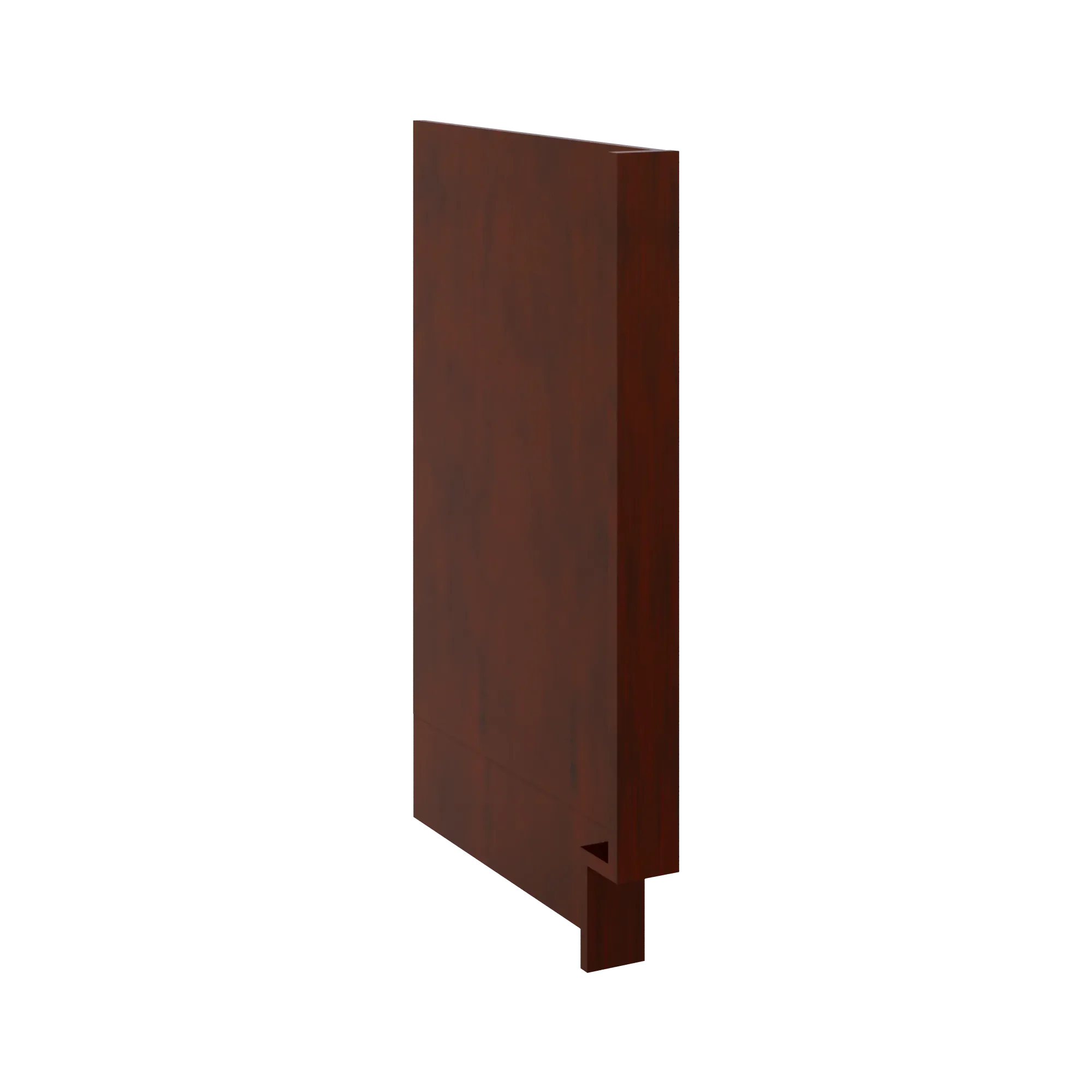 J&K Mahogany J5 Dishwasher Panel w/Return Filler 3" W x 34 1/2" H x 24" D