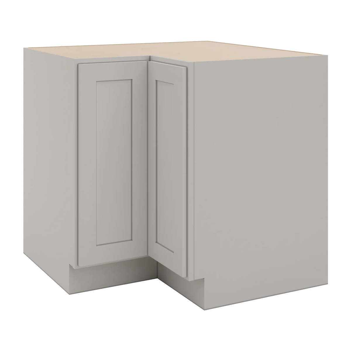 CNC Luxor 5-Piece Misty Grey 36" W Easy Reach Corner Base Cabinet