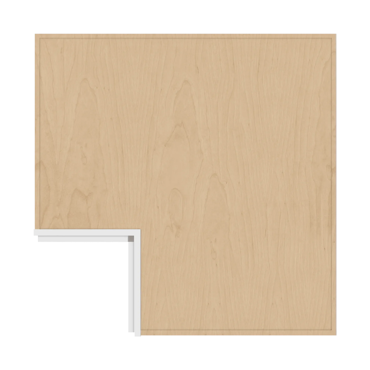 cnc luxor white 36 w easy reach corner base cabinet