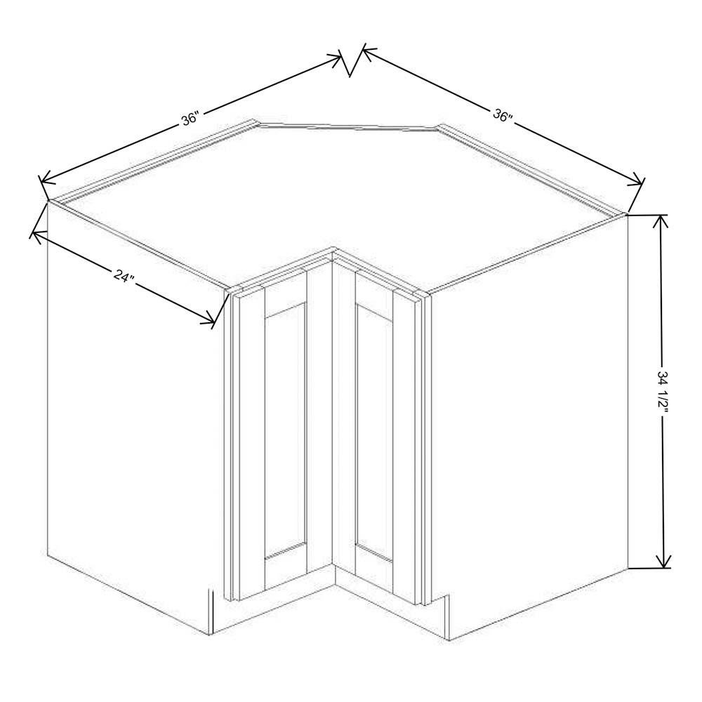 Fabuwood Allure Galaxy Timber 36"W Easy Reach