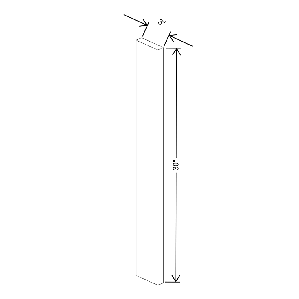 Wolf Classic Dartmouth Stonybrook Paint Filler 3"W X 30"H