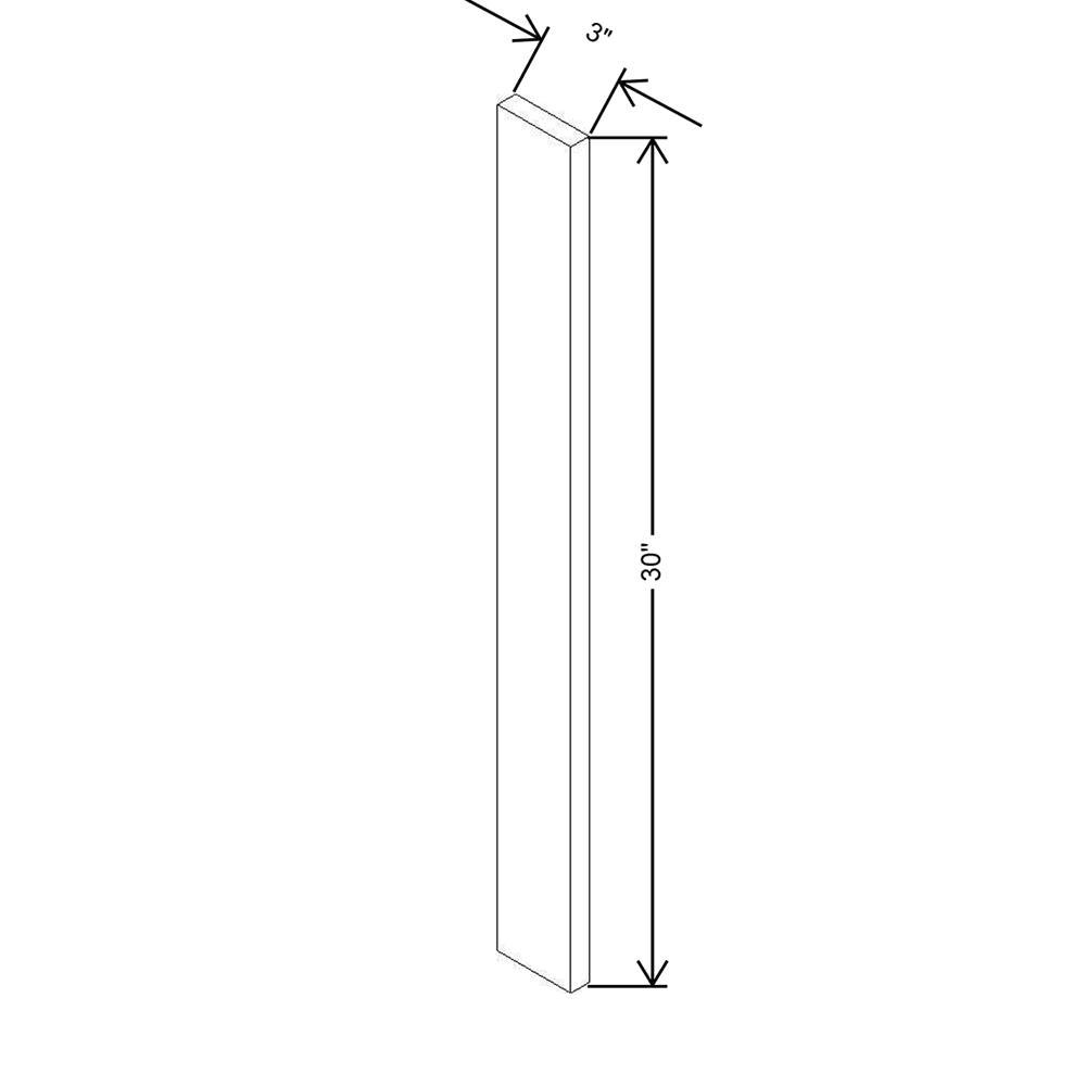 CNC Concord Elegant Stone 3" W X 30" H Fillers