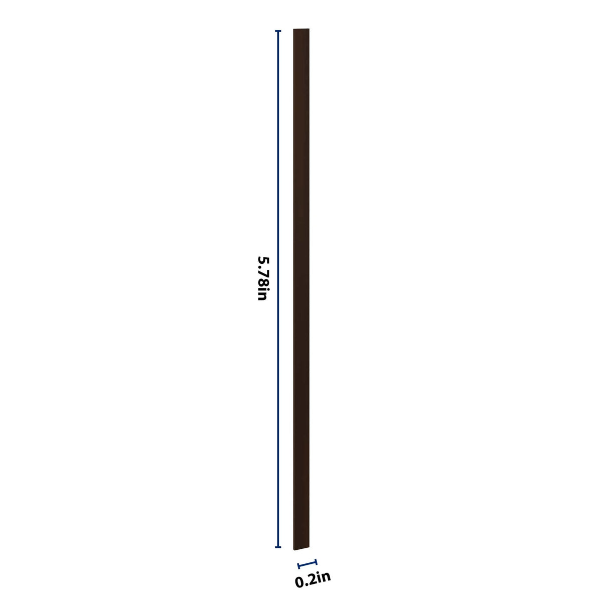 CNC Luxor 5-Piece Espresso 3" W X 96" H Fillers