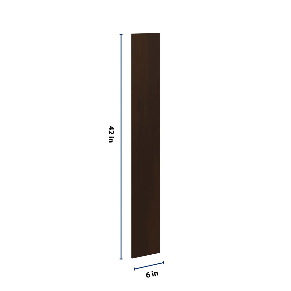 CNC Luxor 5-Piece Espresso 6" W X 42" H Fillers