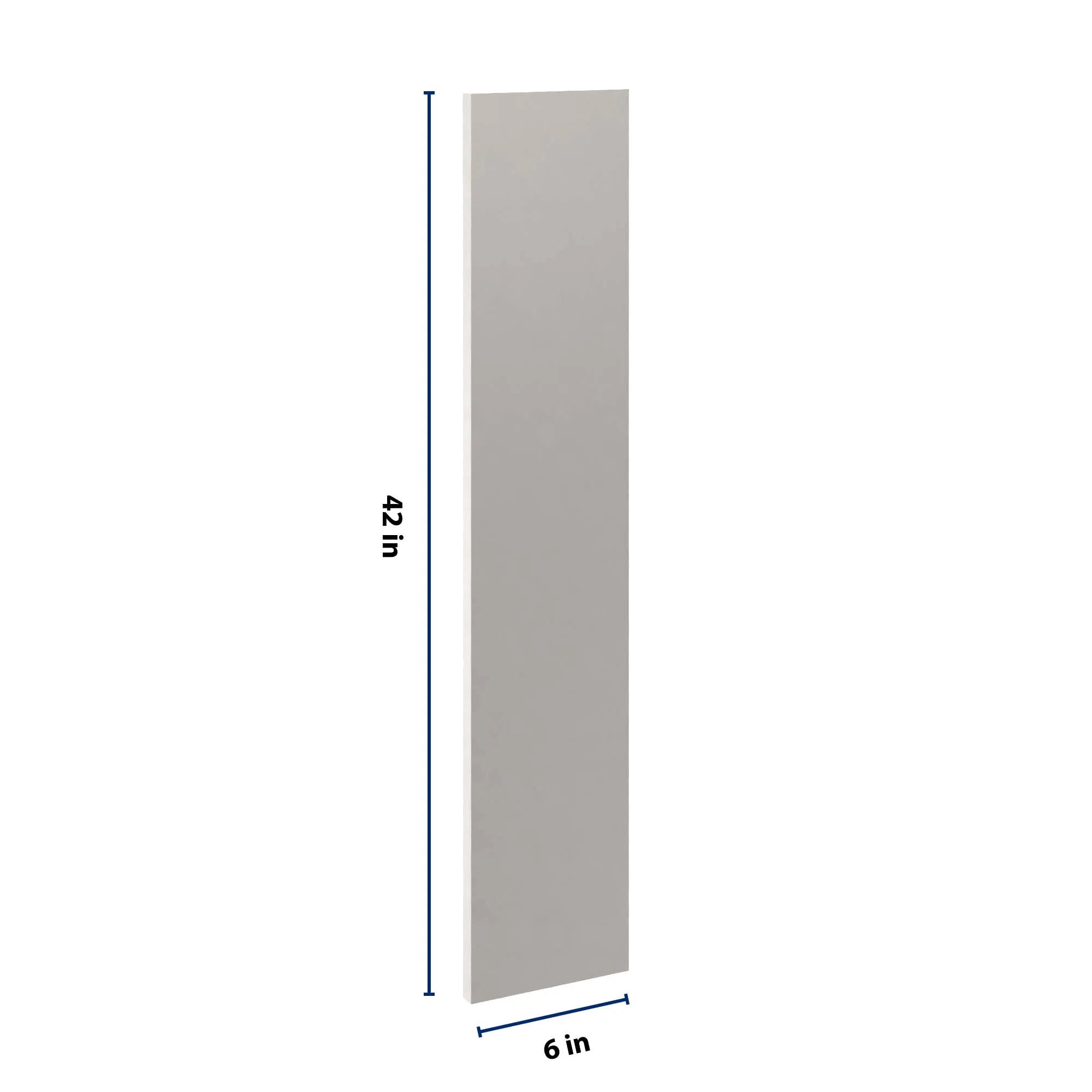 cnc luxor 5 piece misty grey 6 w x 42 h fillers