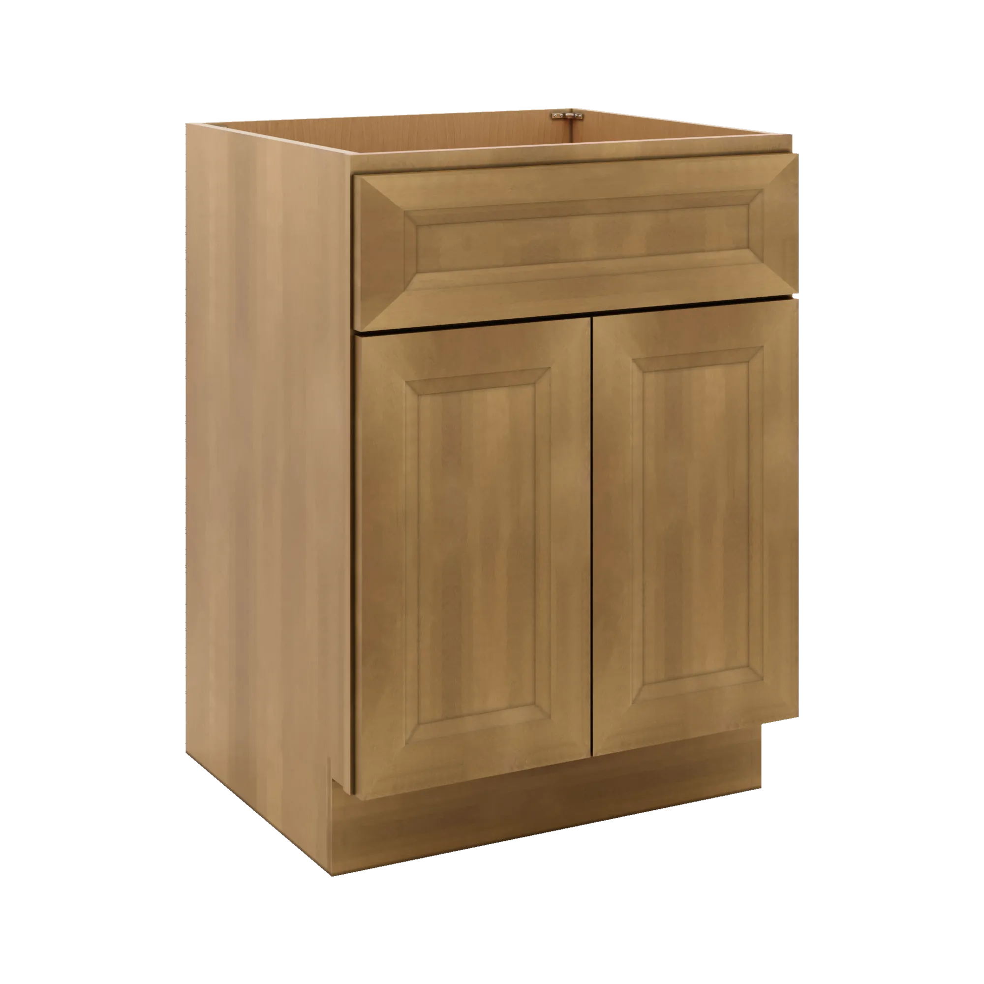 J&K Butterscotch B8 Vanity Base Sink Door/False Drawer 24" W x 33" H x 21" D