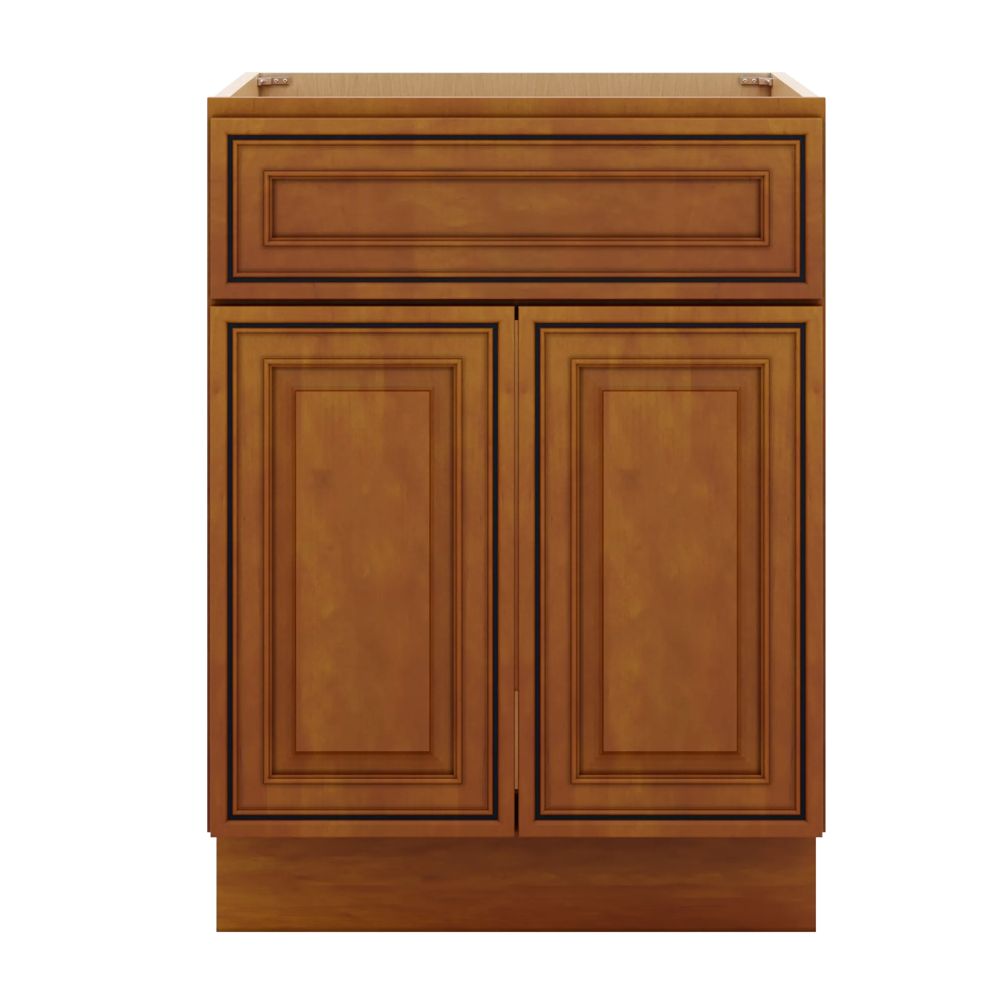 j k mocha glazed k10 vanity base sink door false drawer 24 w x 33 h x 21 d