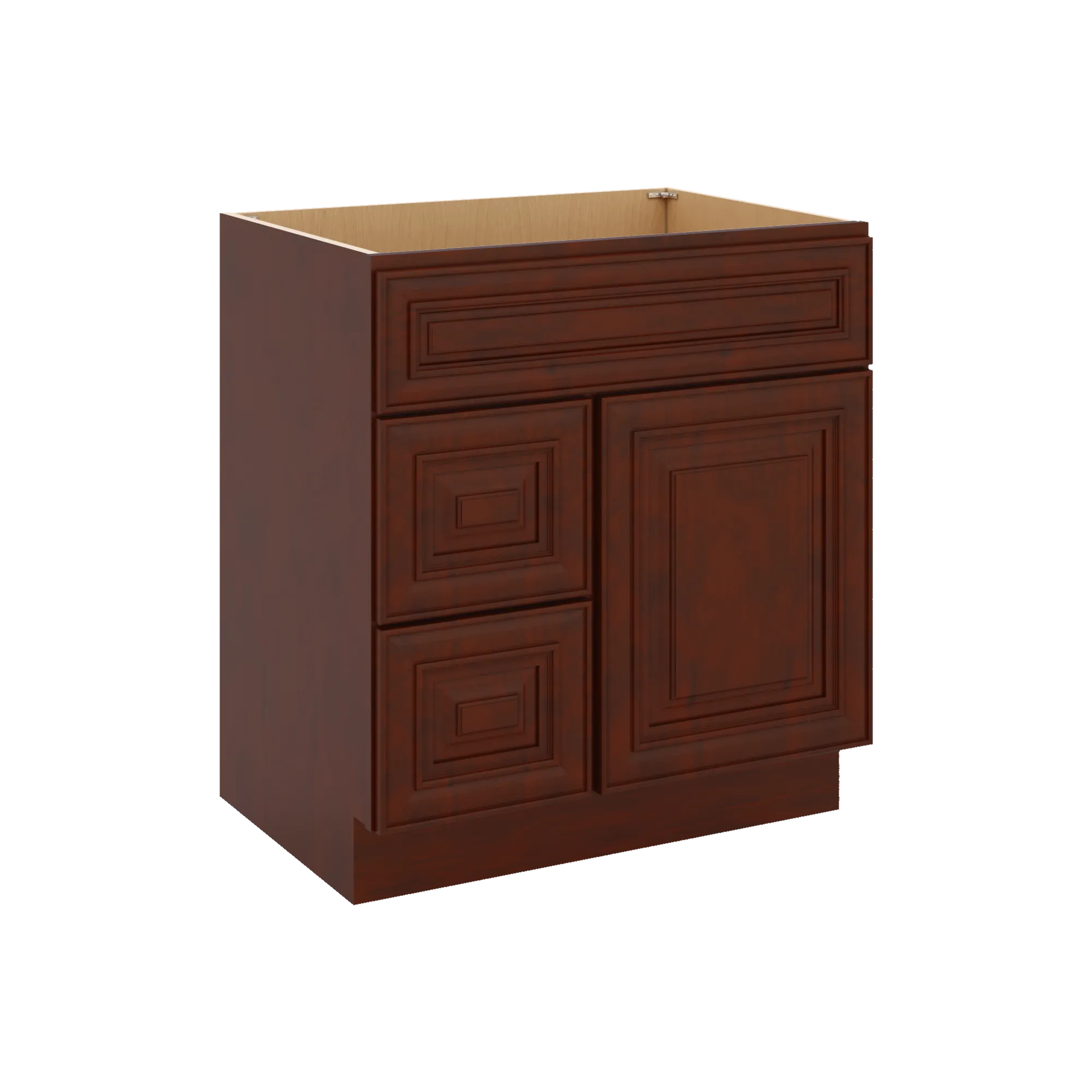 J&K Mahogany J5 Vanity Sink Combo 30" W x 33" H x 21" D