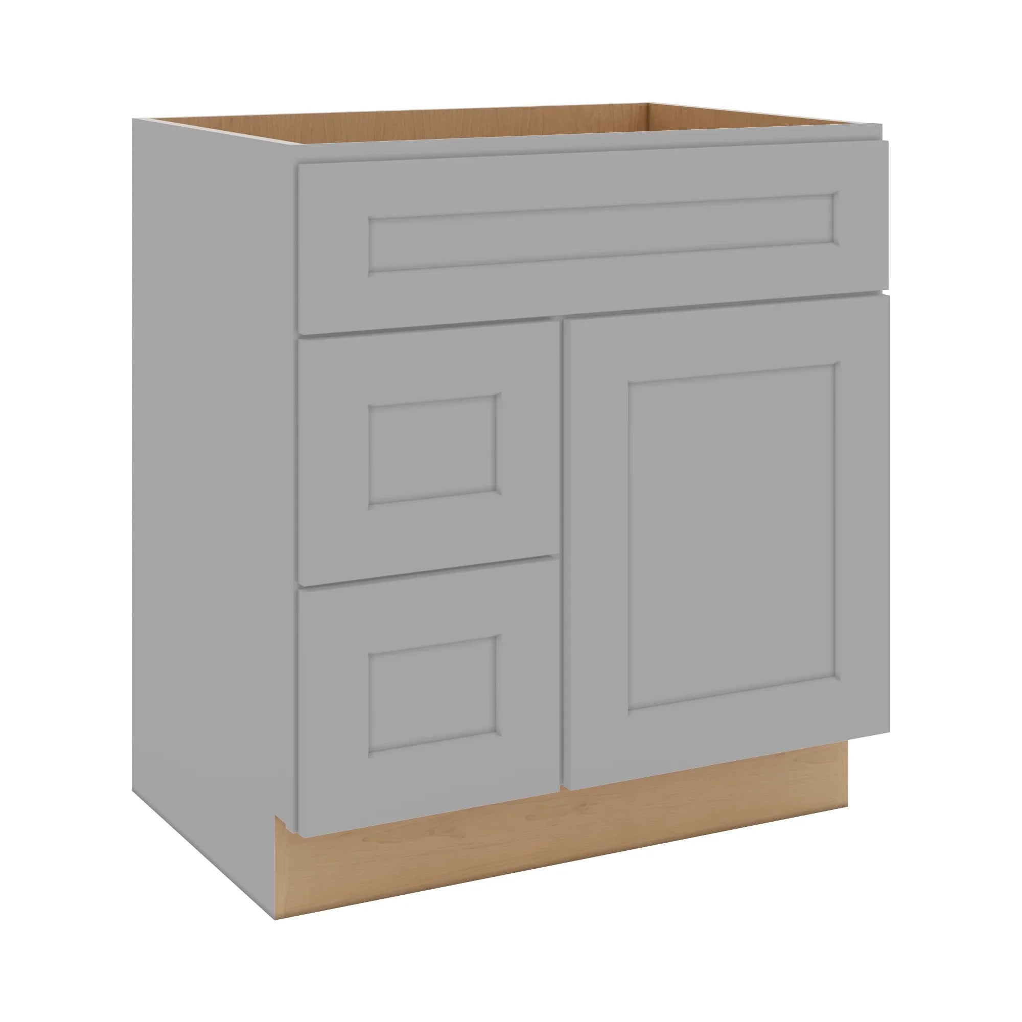 J&K Castle Grey S5 Vanity Sink Combo 30" W x 33" H x 21" D