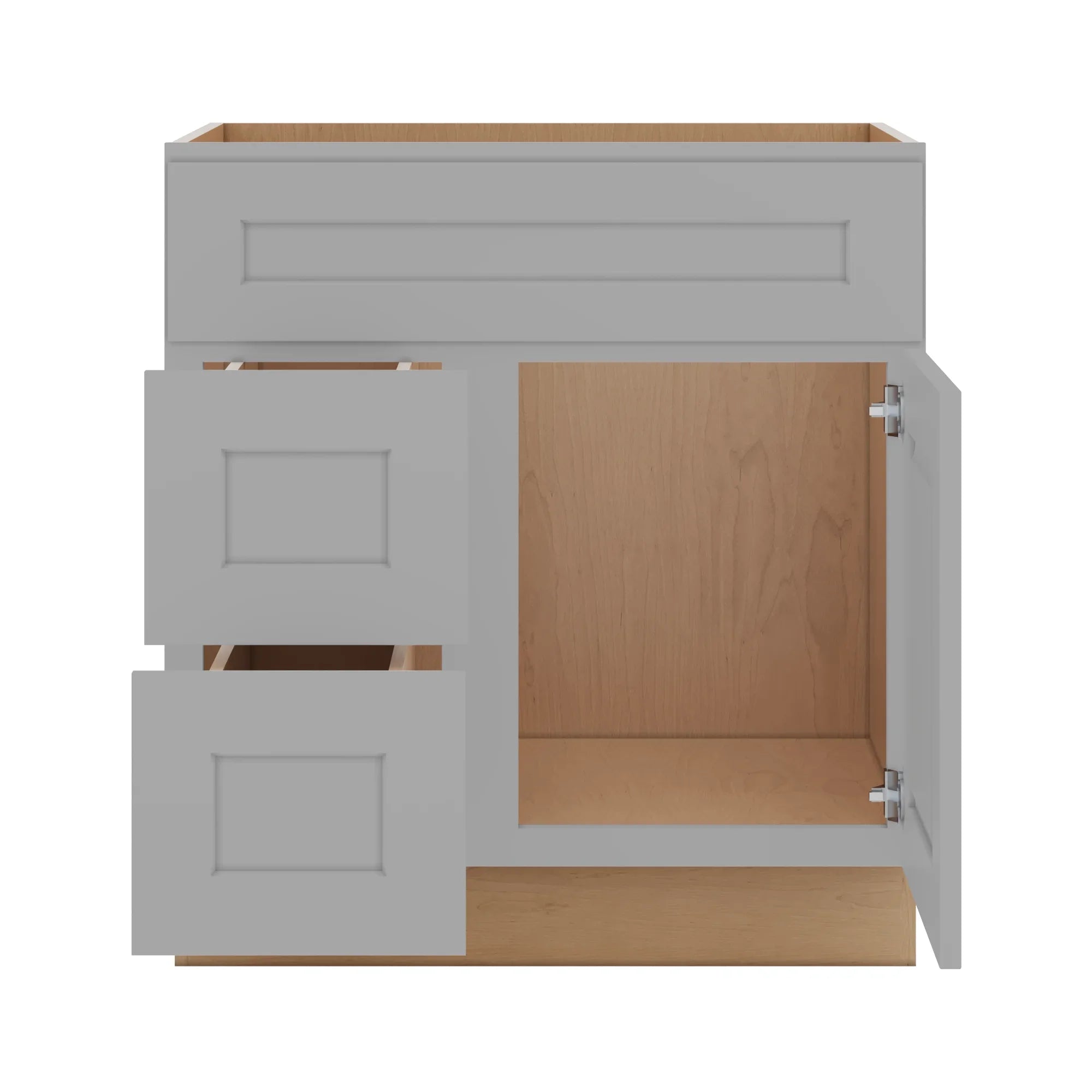 FA3021D Open Front Castle gray png