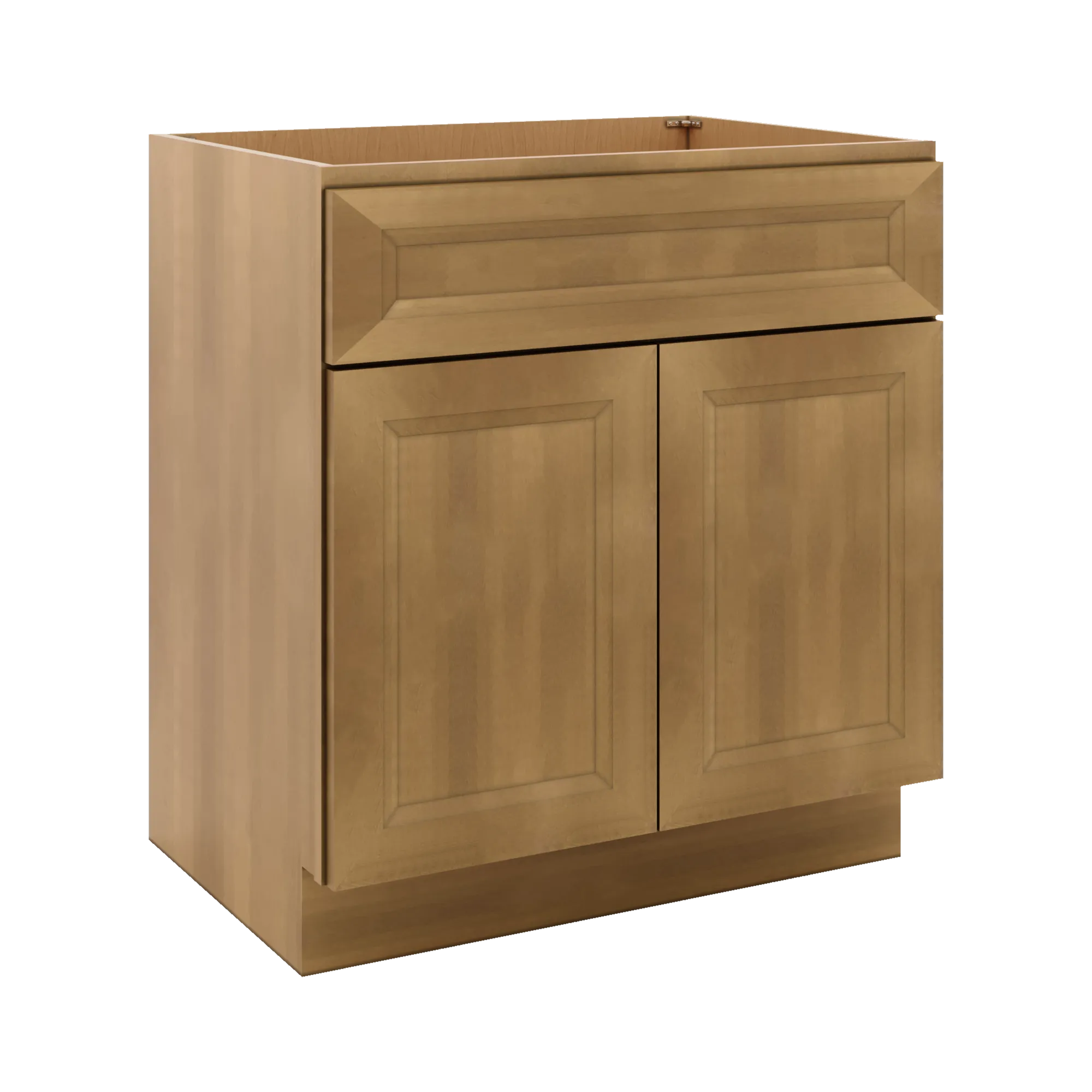 J&K Butterscotch B8 Vanity Base Sink Door/False Drawer 30" W x 33" H x 21" D