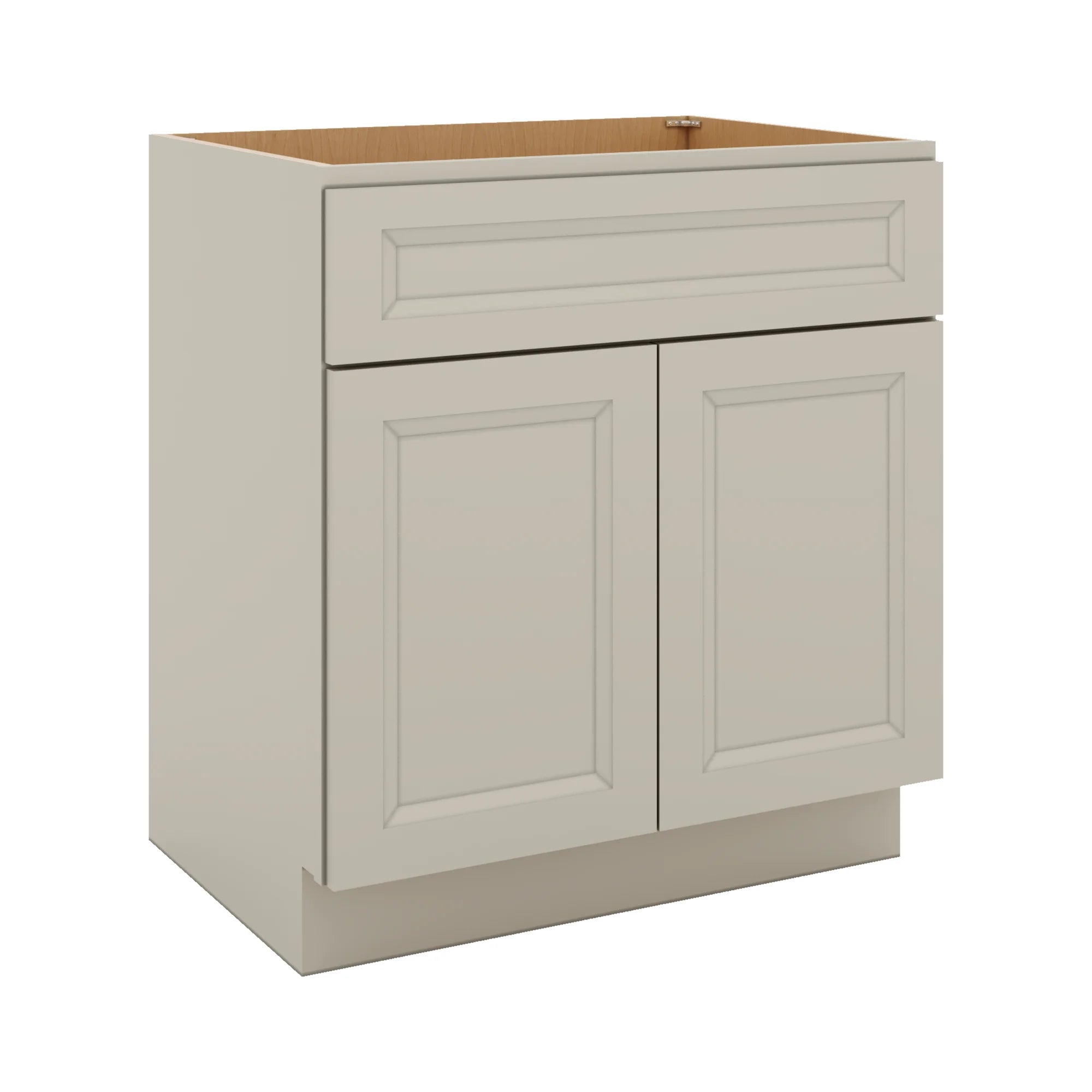 J&K Pebble B6 Vanity Base Sink Door/False Drawer 30" W x 33" H x 21" D