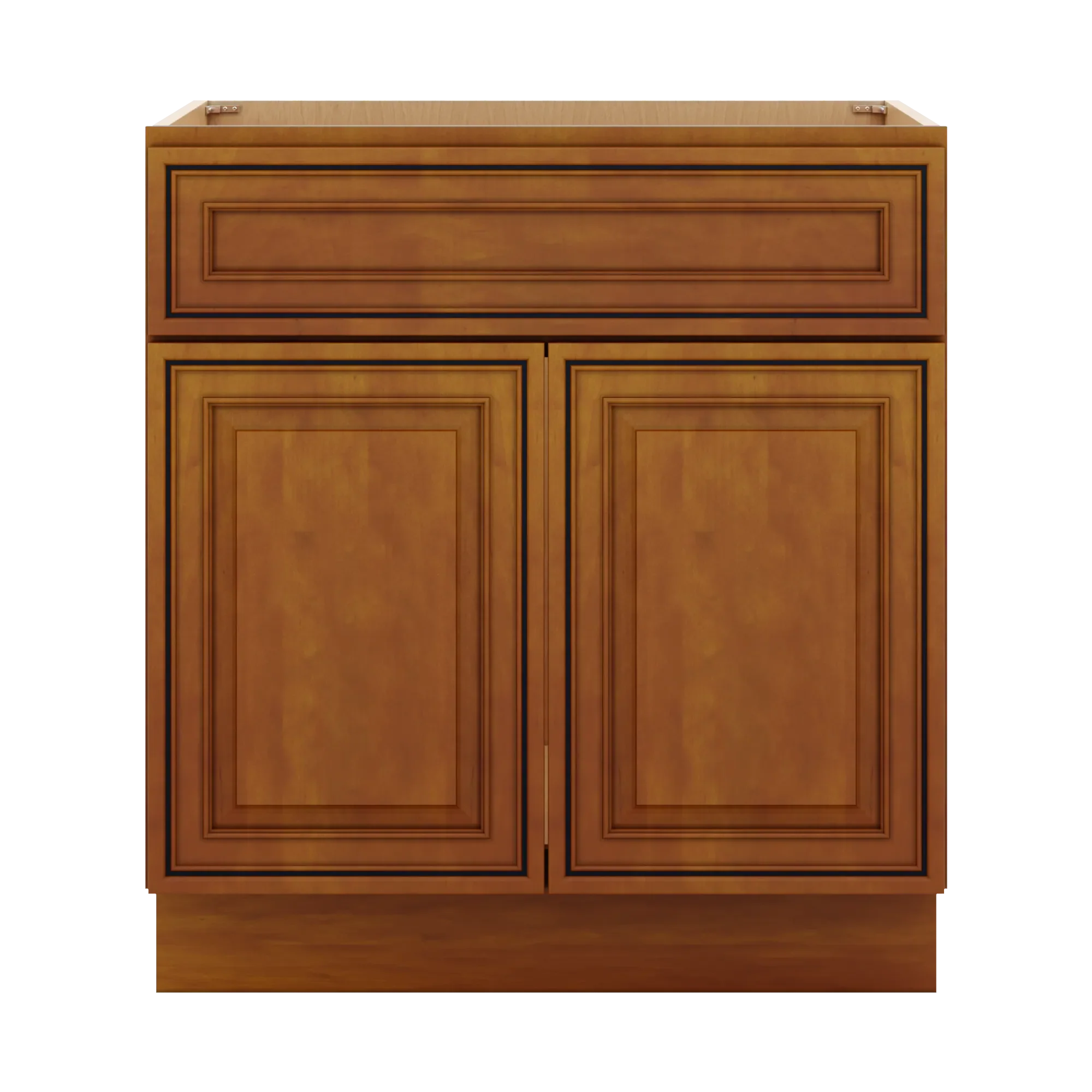 j k mocha glazed k10 vanity base sink door false drawer 30 w x 33 h x 21 d