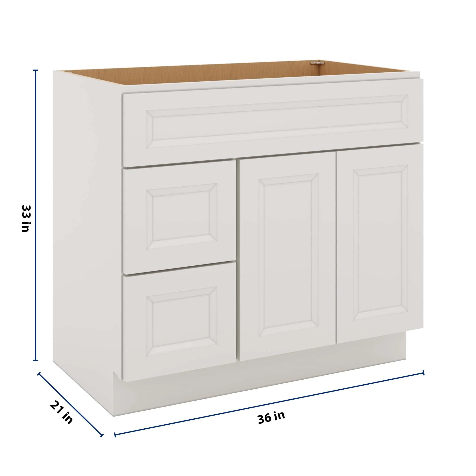 J&K Pure B5 Vanity Sink Combo 36" W x 33" H x 21" D