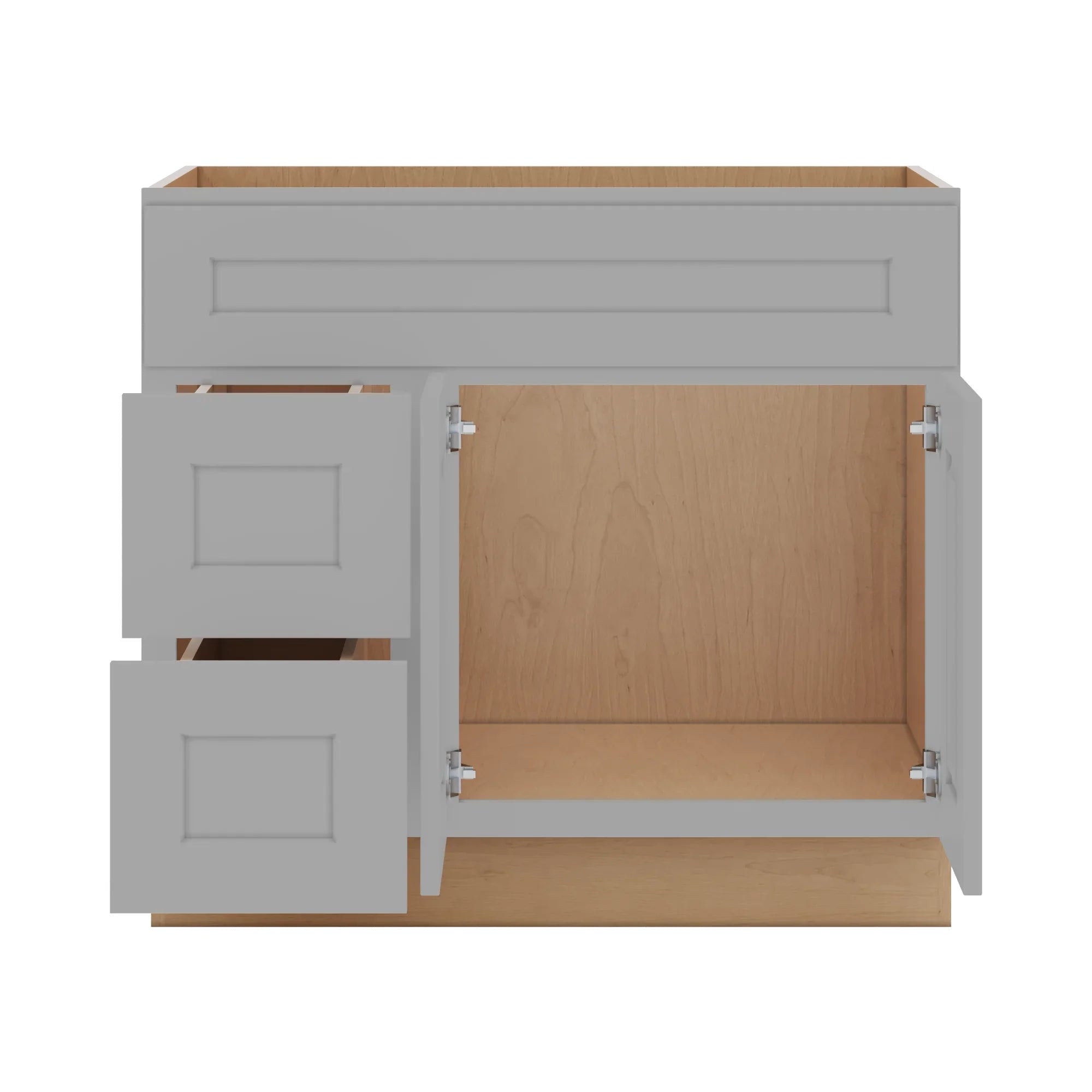FA3621D Open Front Castle gray png
