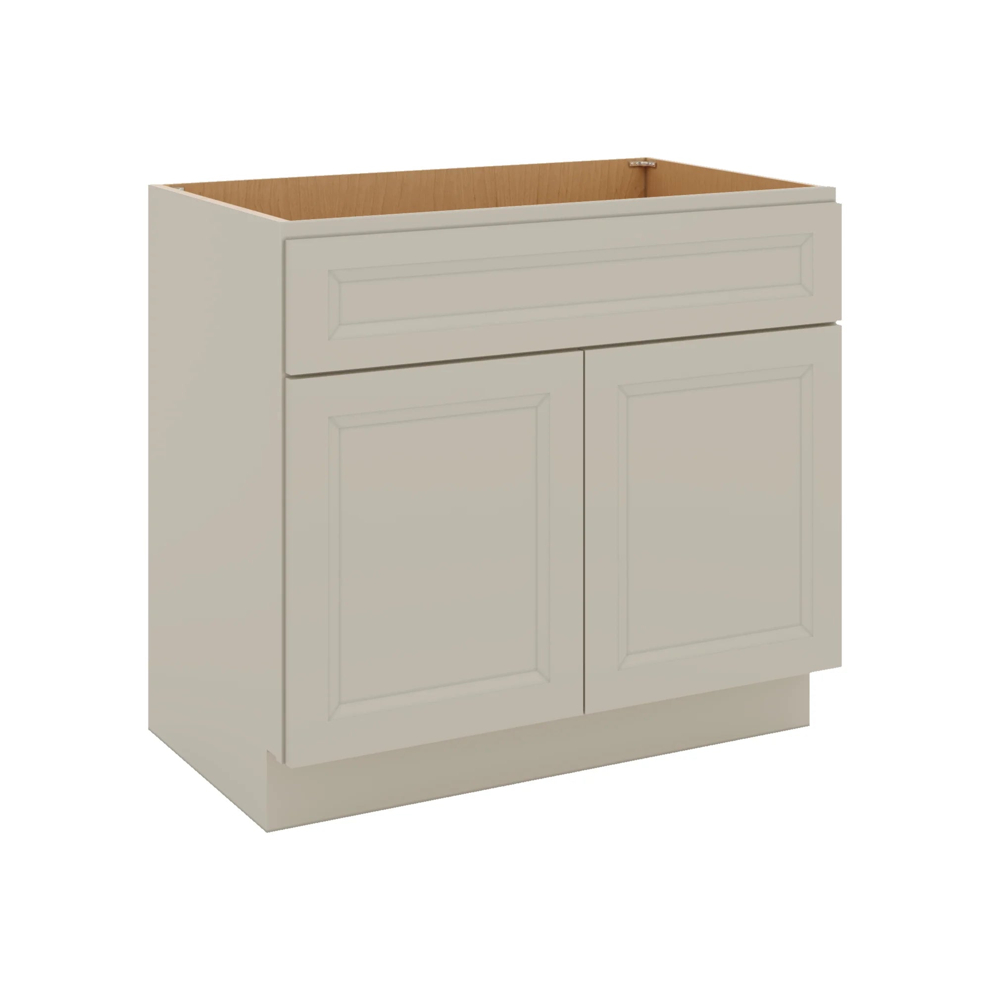 J&K Pebble B6 Vanity Base Sink Door/False Drawer 36" W x 33" H x 21" D