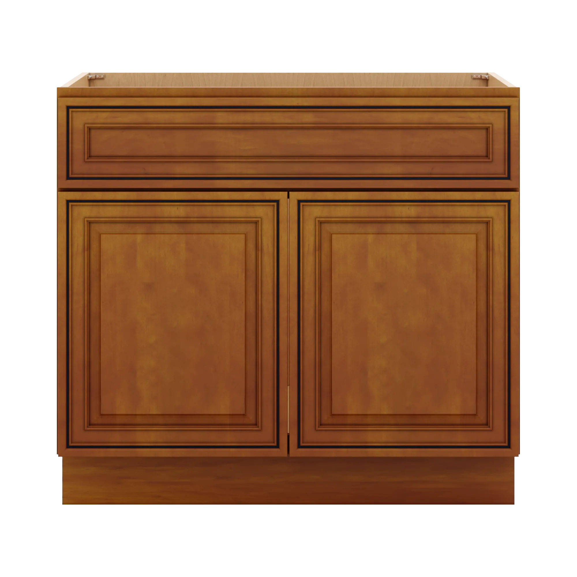j k mocha glazed k10 vanity base sink door false drawer 36 w x 33 h x 21 d