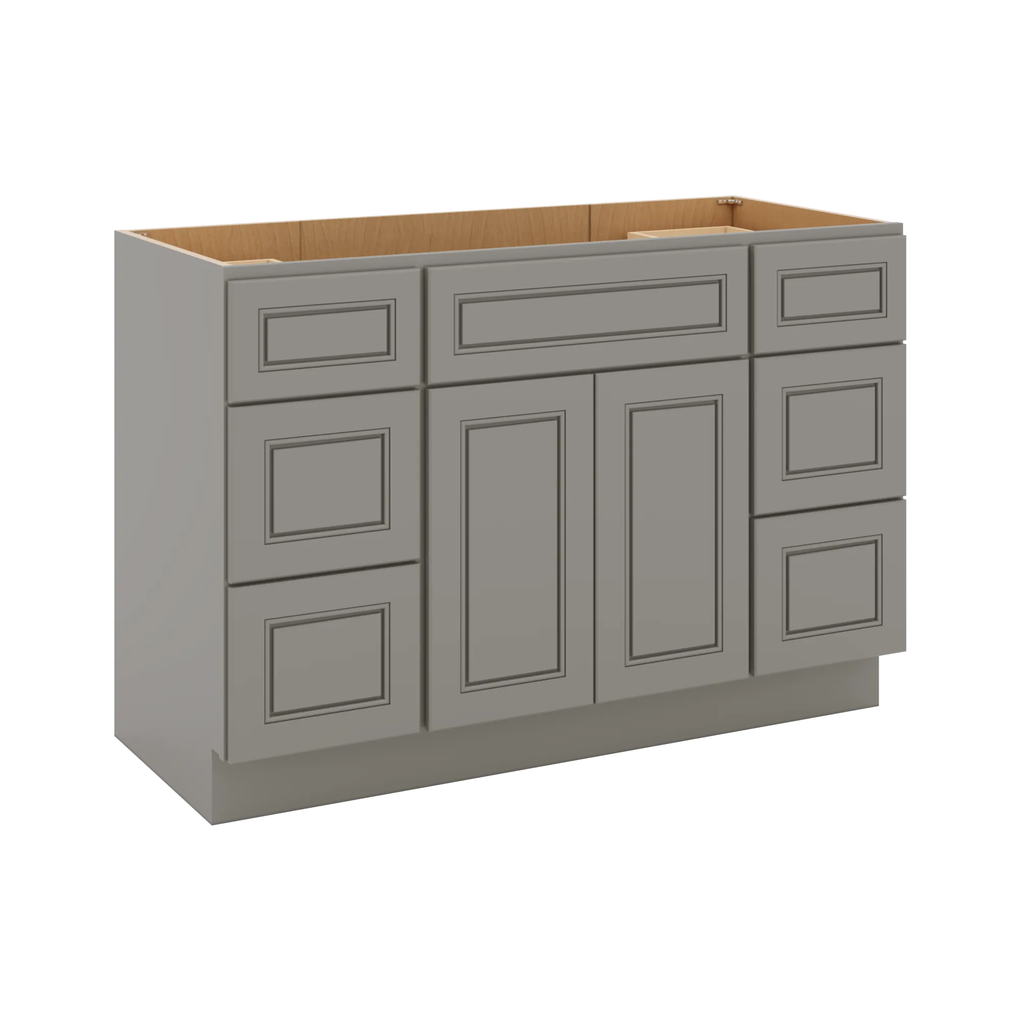 J&K Greige K3 Vanity Sink Combo 48" W x 33" H x 21" D