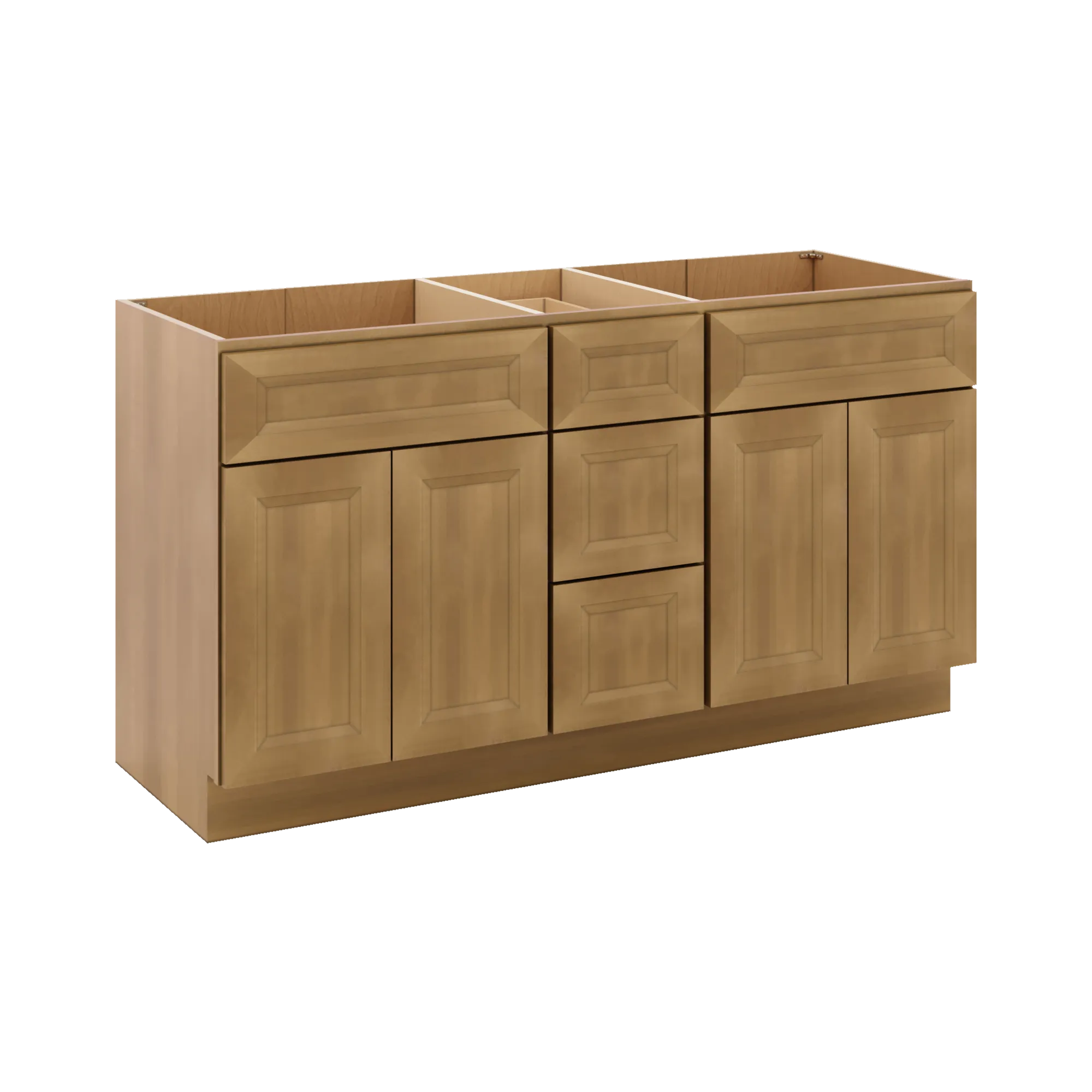 J&K Butterscotch B8 Vanity Sink Combo 60" W x 33" H x 21" D