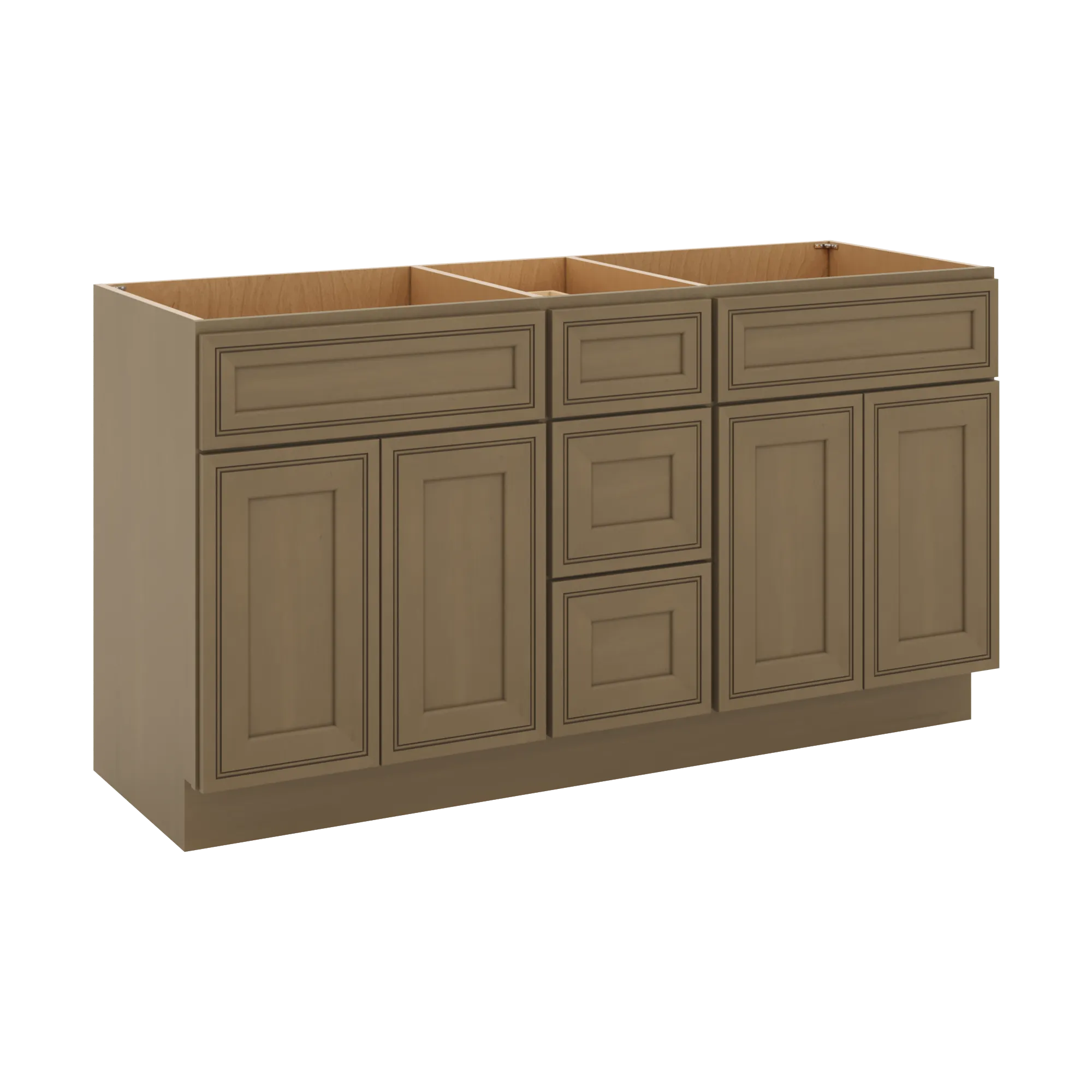 J&K Hazel H8 Vanity Sink Combo 60" W x 33" H x 21" D