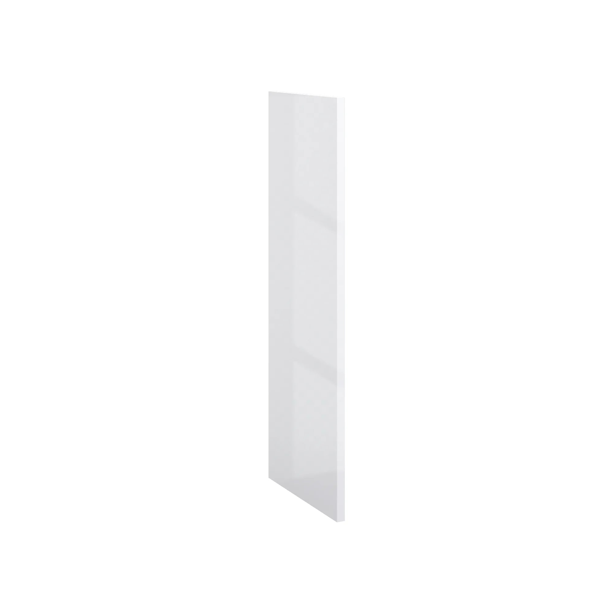 Modernform Cabinet Gloss White 3/4" W X 36" H X 12 3/4" D Wall End Panel