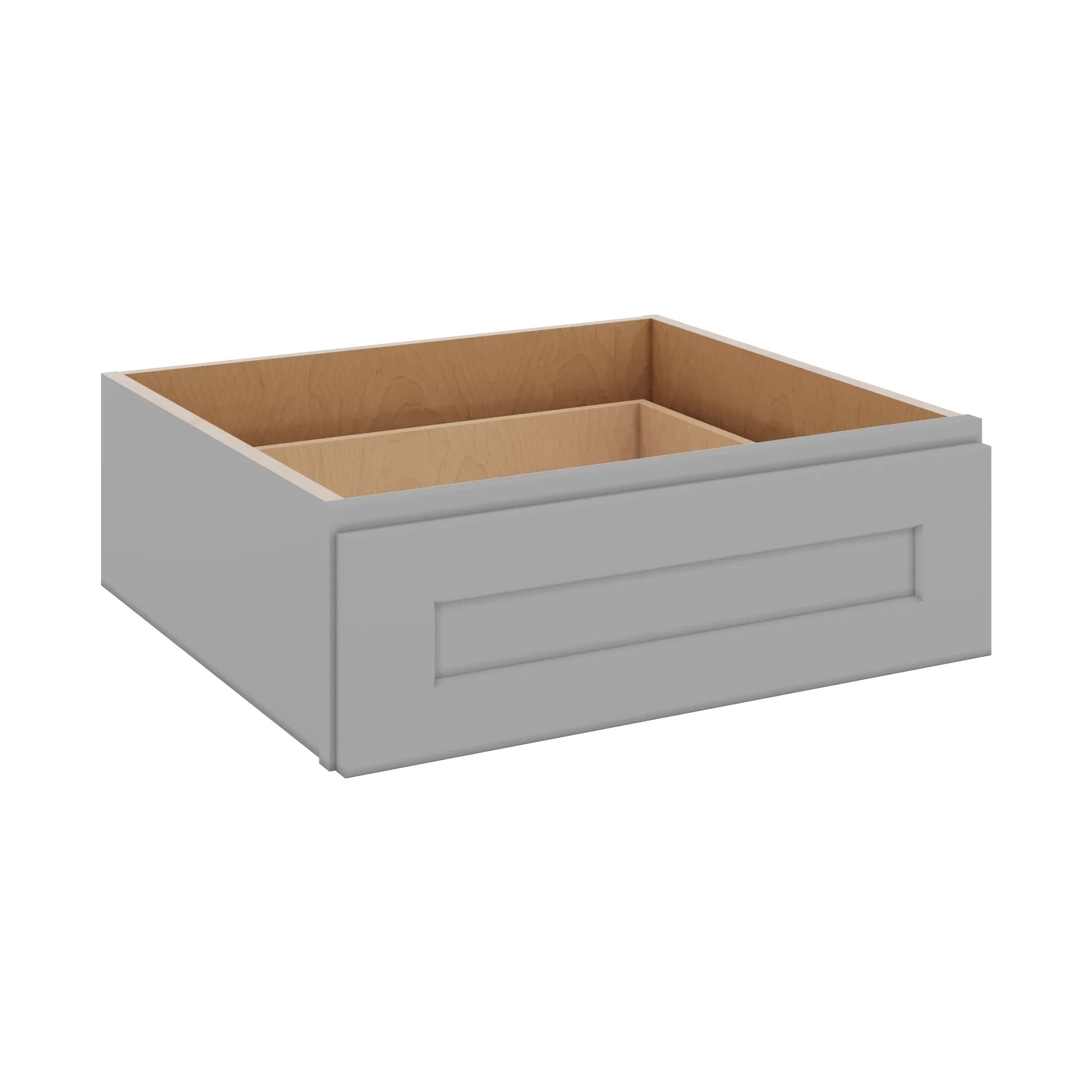 J&K Castle Grey S5 24" W x 7-1/2" H or 8-1/2" H Knee Drawer