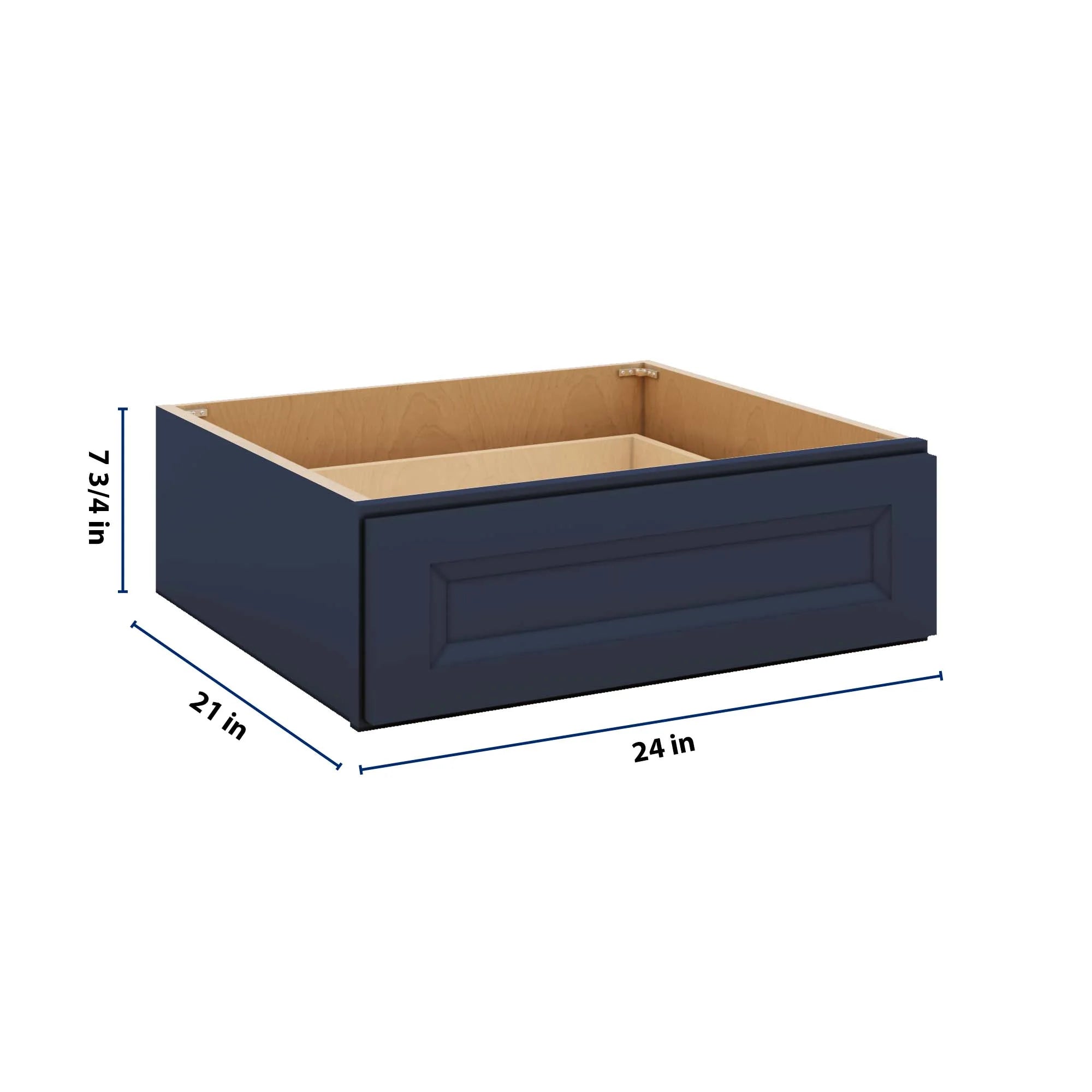 J&K Naval B7 24" W x 7-1/2" H or 8-1/2" H Knee Drawer