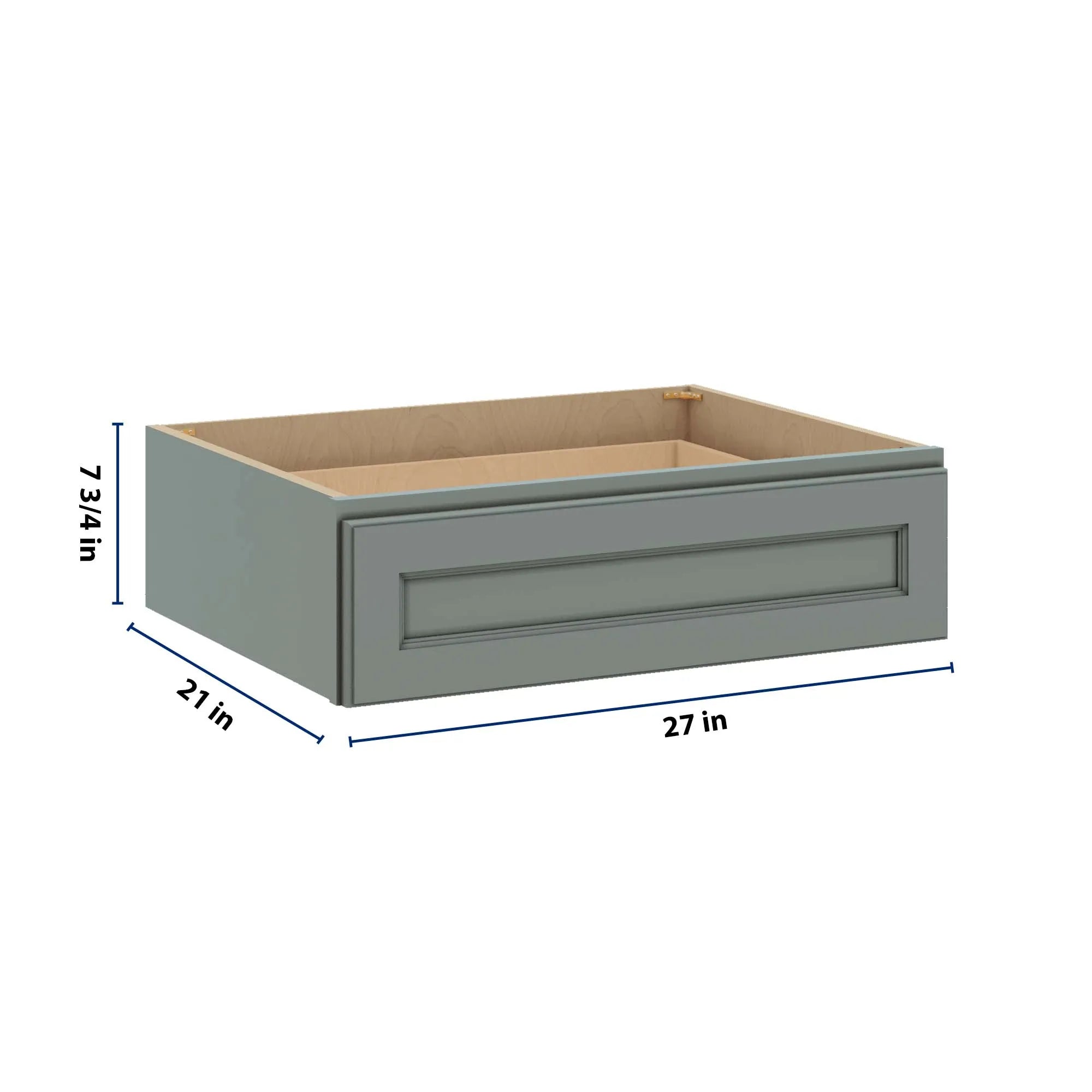 J&K Sage E3 27" W x 7-1/2" H or 8-1/2" H Knee Drawer