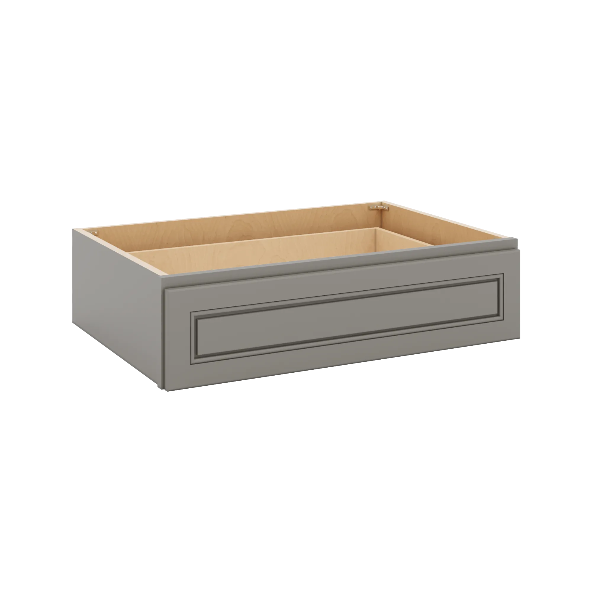 J&K Greige K3 30" W x 7-1/2" H or 8-1/2" H Knee Drawer