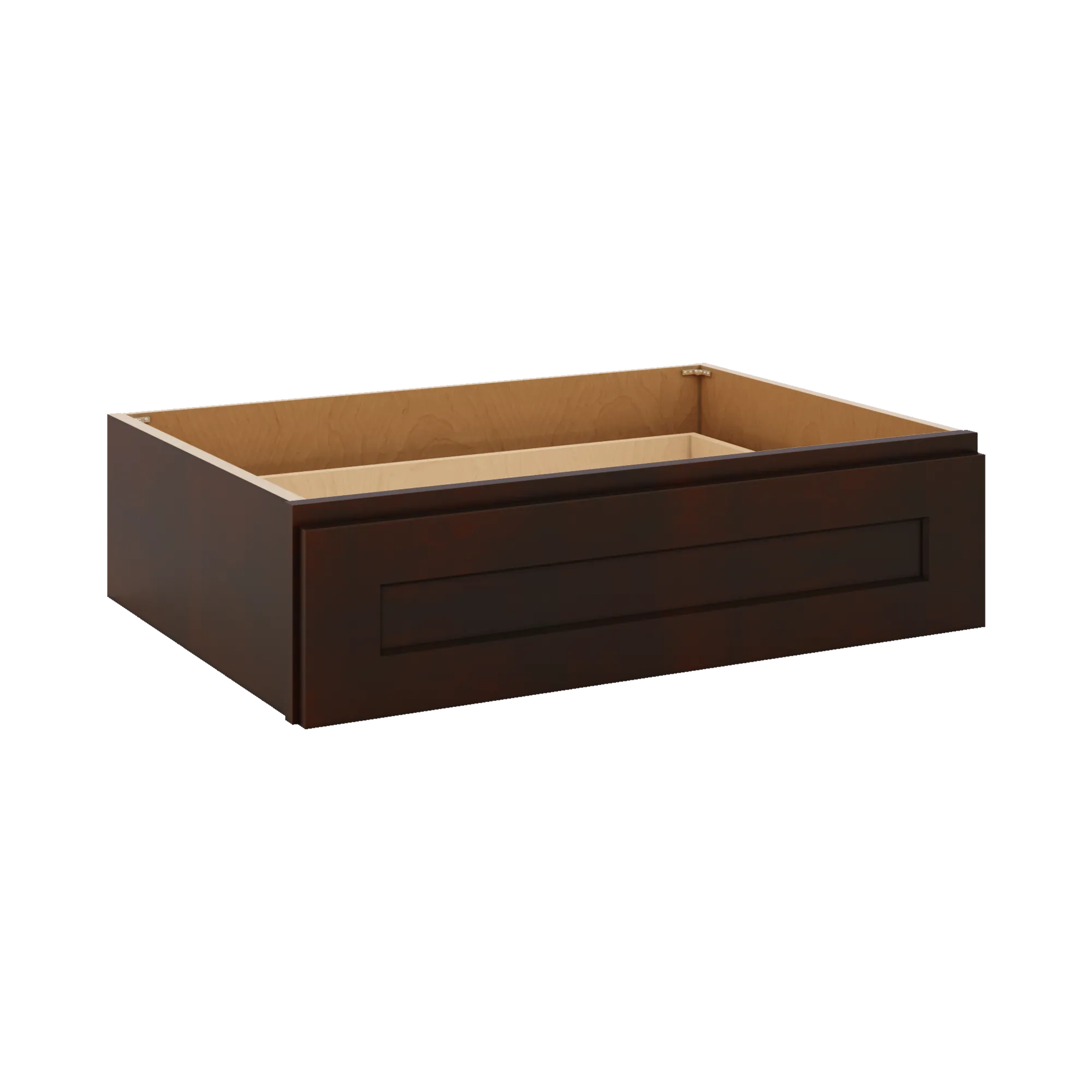 J&K Java Coffee S1 30" W x 7-1/2" H or 8-1/2" H Knee Drawer