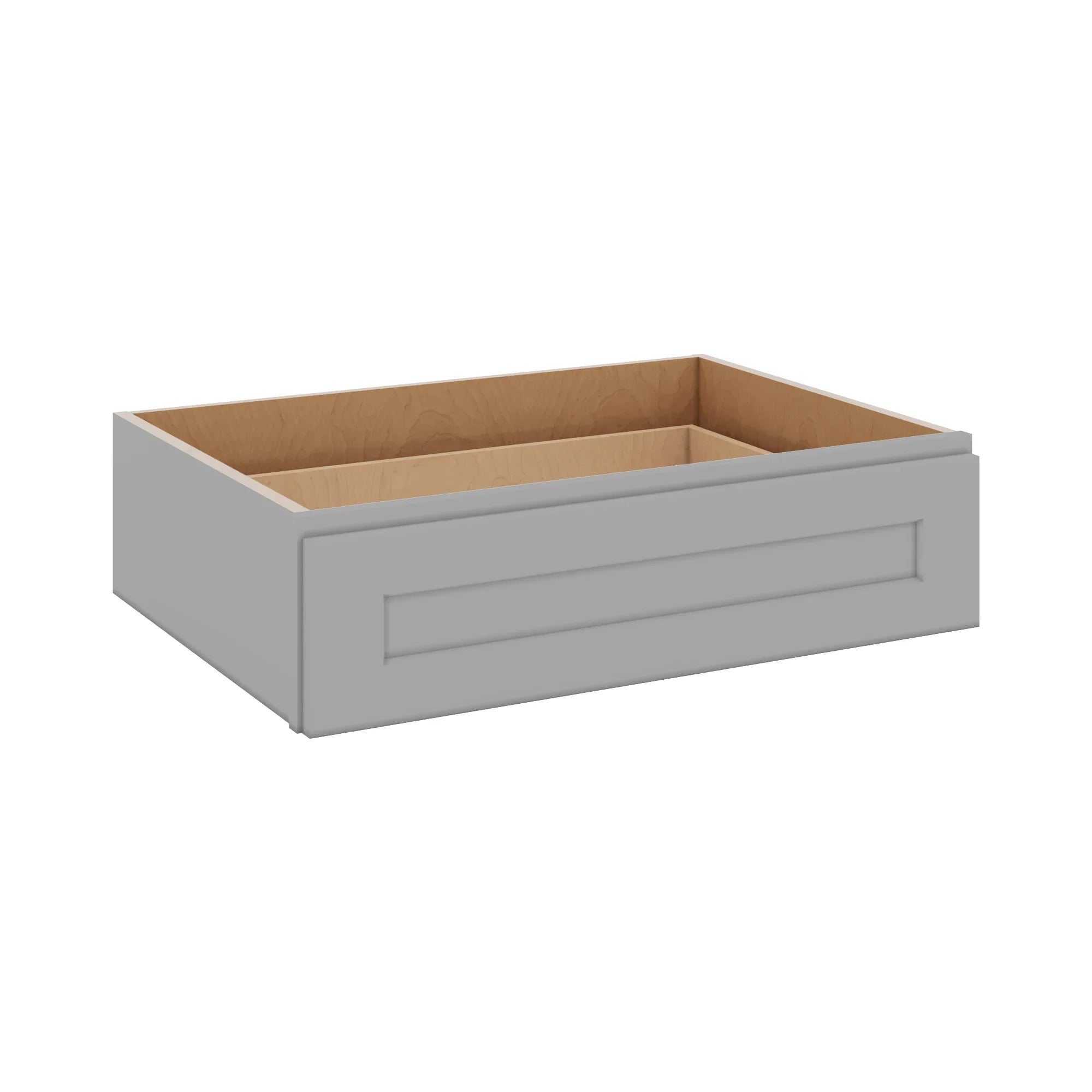 J&K Castle Grey S5 30" W x 7-1/2" H or 8-1/2" H Knee Drawer