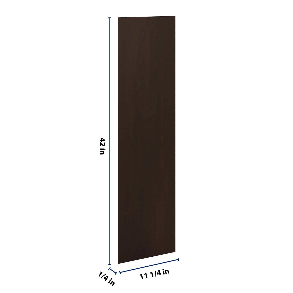 CNC Luxor 5-Piece Espresso 1/4" W X 42" H Finished Skin