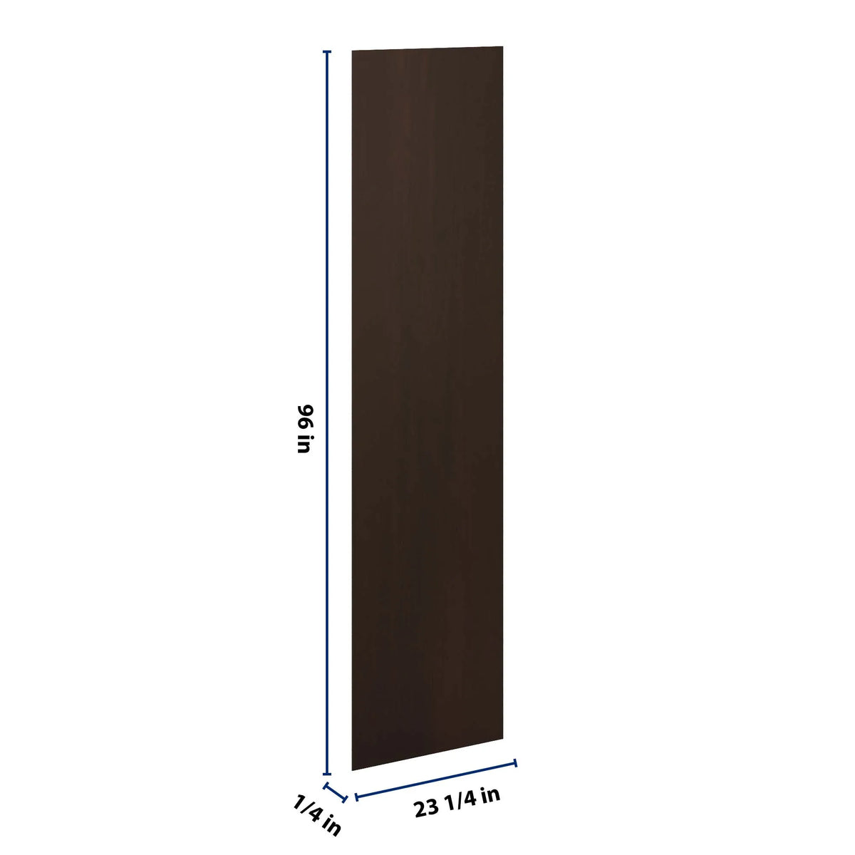 CNC Luxor 5-Piece Espresso 1/4" W X 96" H Finished Skin
