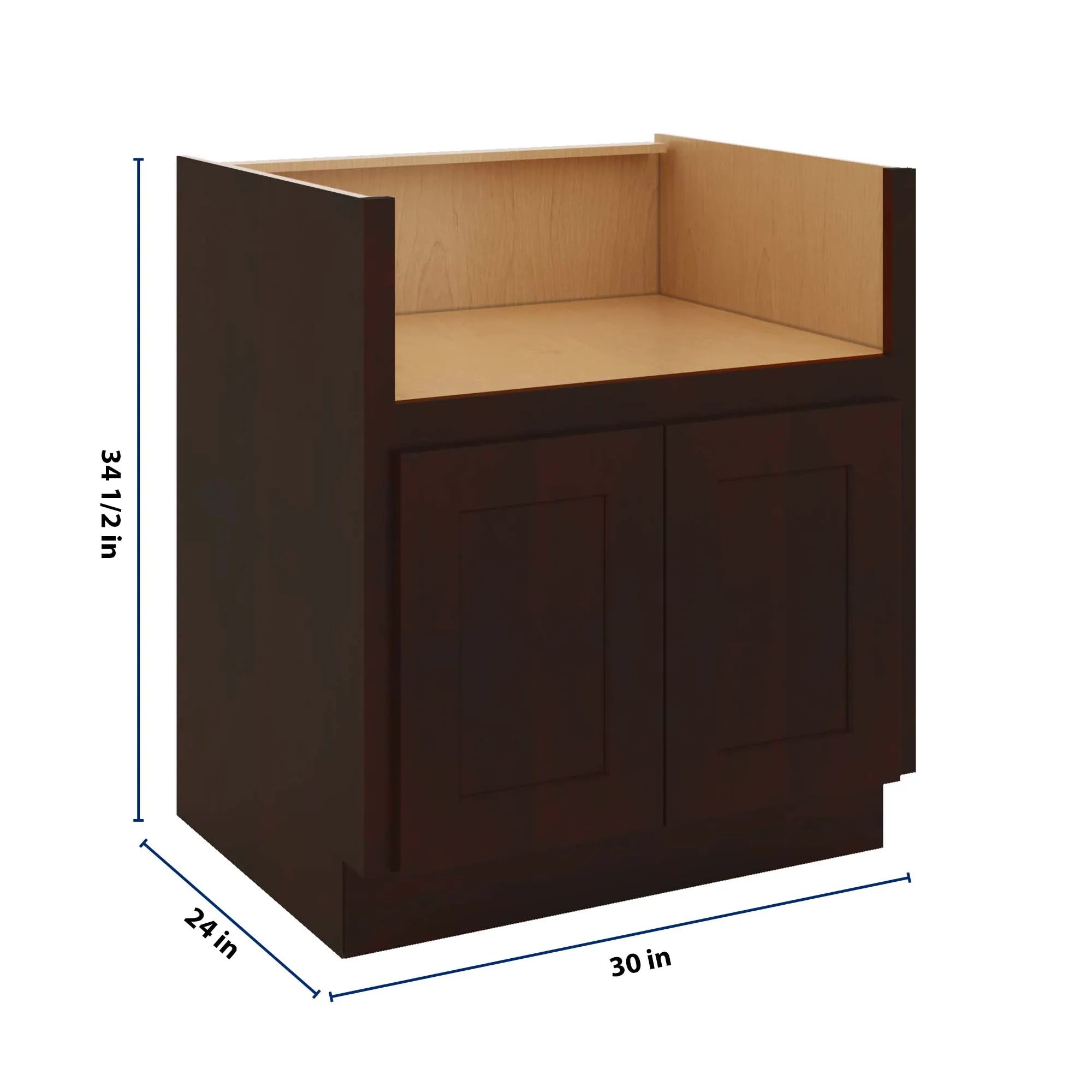 J&K Java Coffee S1 Base Farm Sink - 30" W