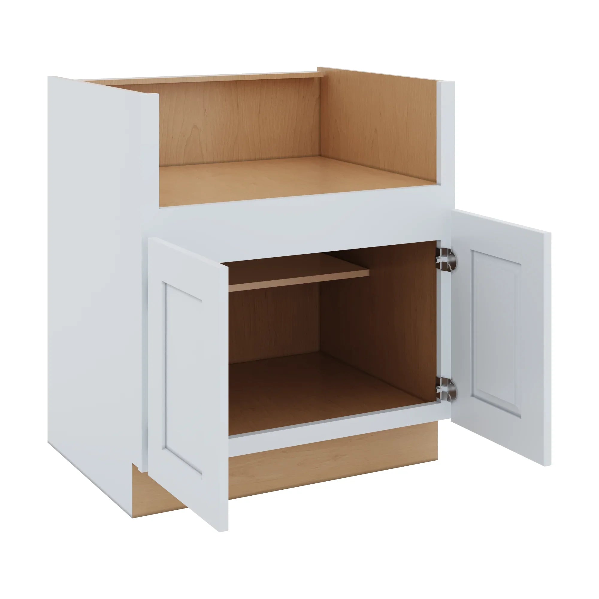 J&K White Shaker S8 Base Farm Sink   30" W
