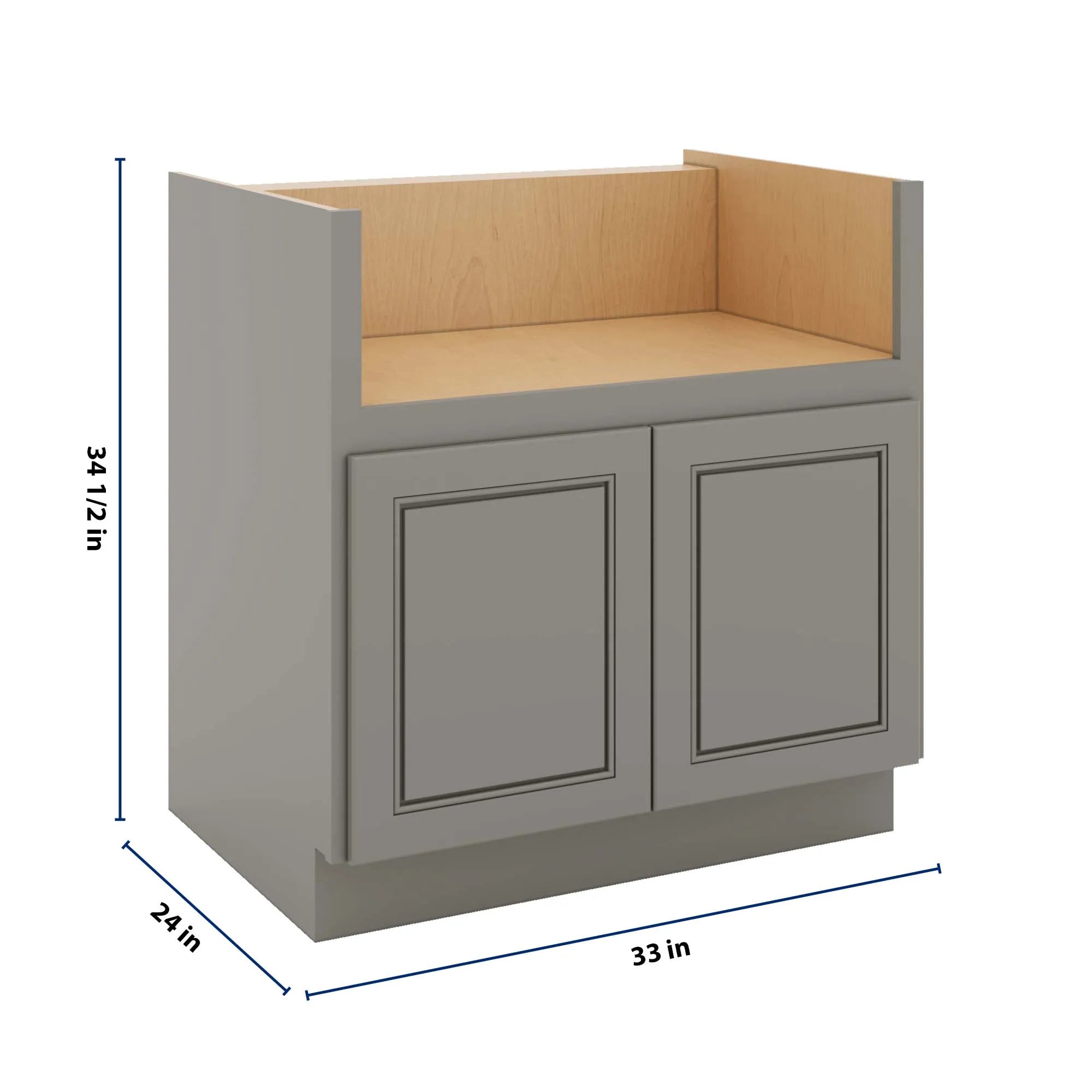 J&K Greige K3 Base Farm Sink - 33" W