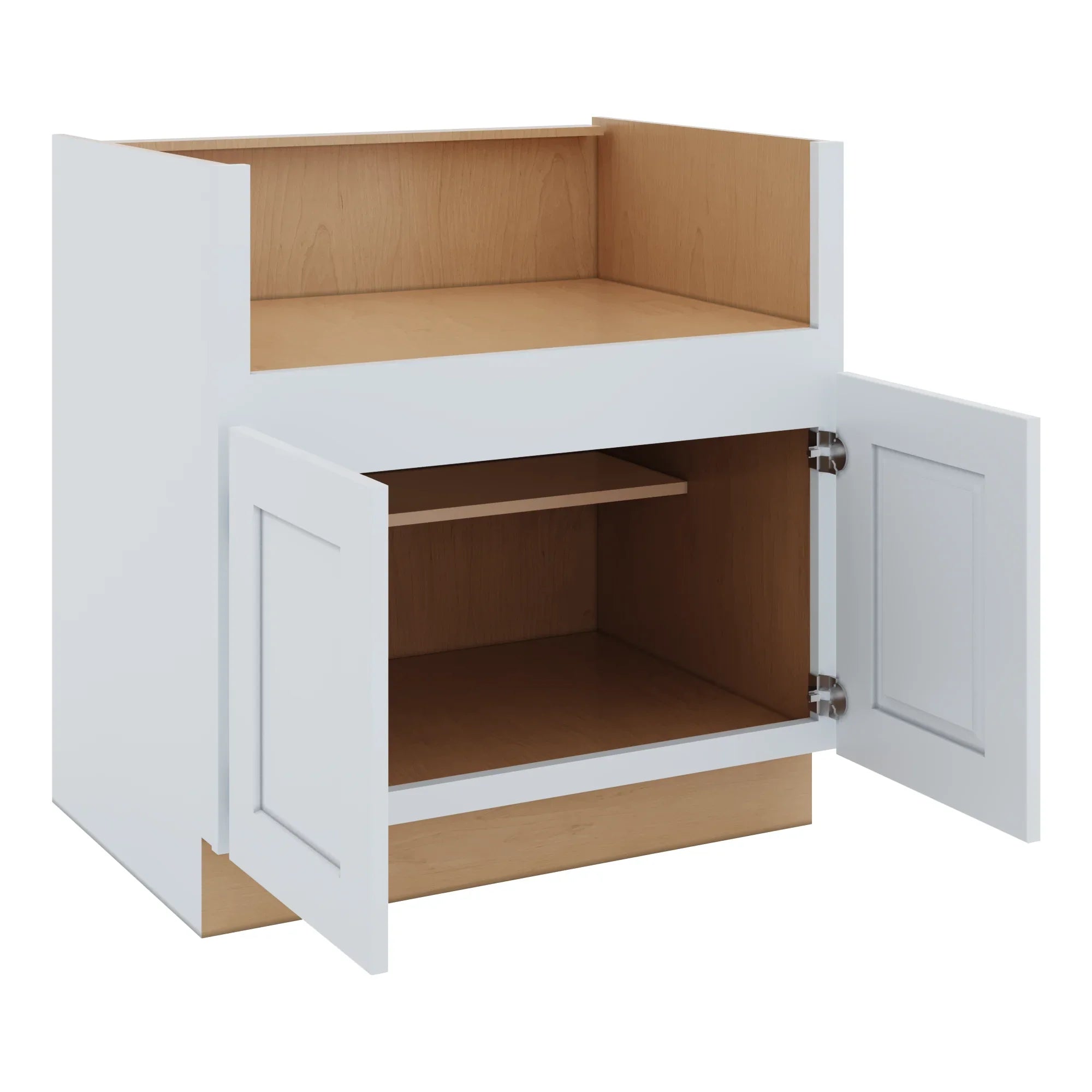 J&K White Shaker S8 Base Farm Sink   33" W