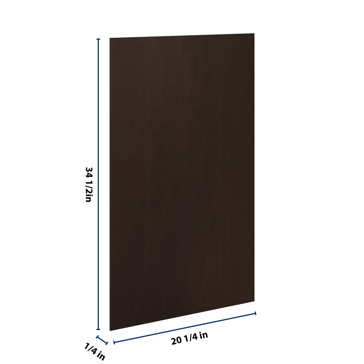 CNC Luxor 5-Piece Espresso 1/4" W X 34 1/2" H X 20 1/4" D Finished Skin