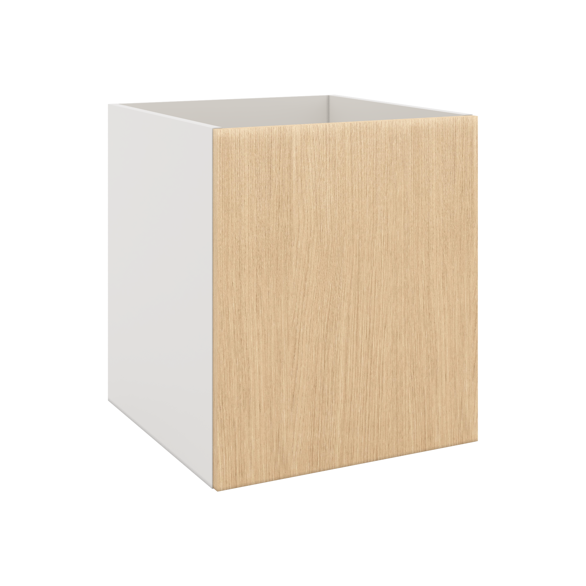 Modernform Cabinet Natural Oak 21" W X 24" H X 21" D Vanity Floating Full Height Single Door Cabinet