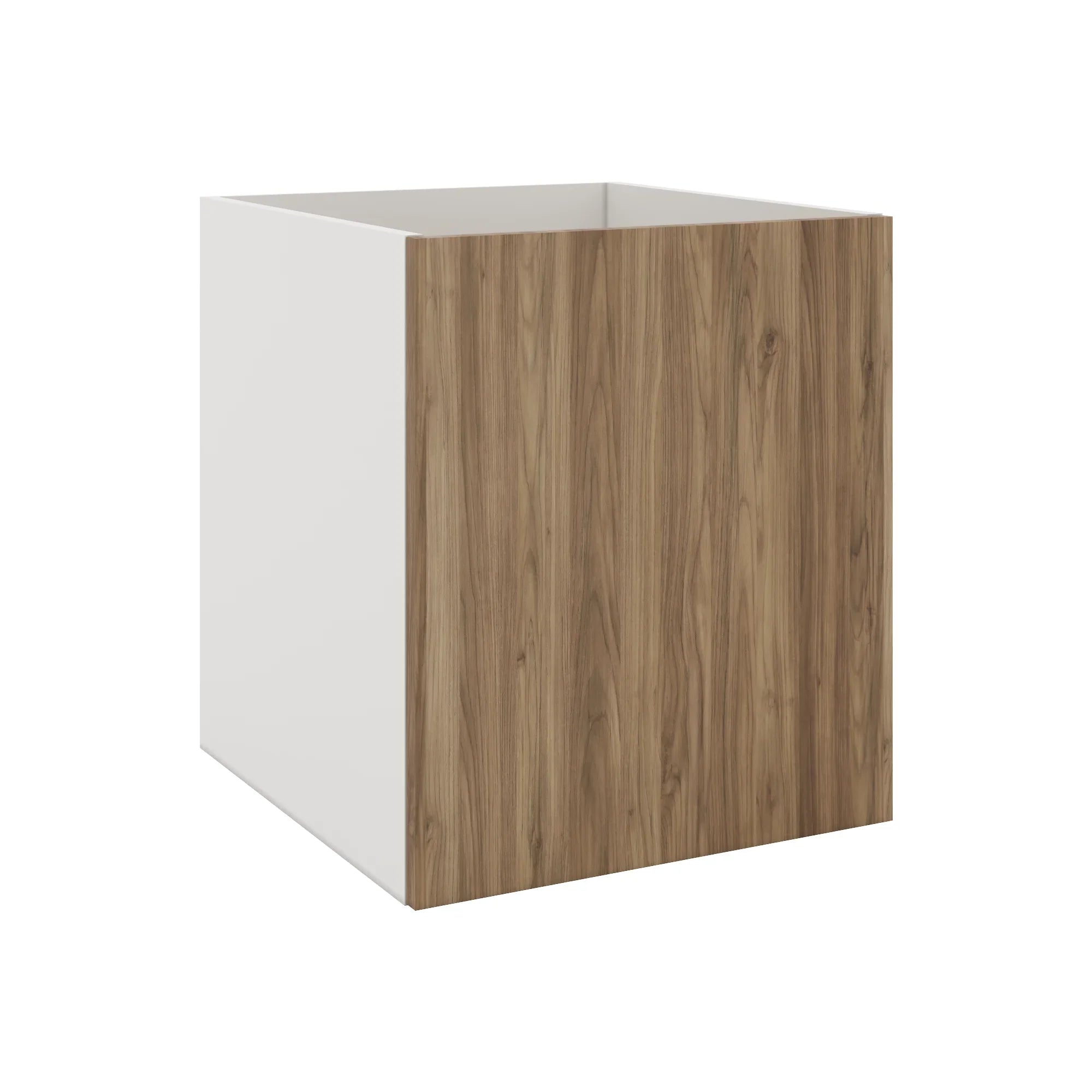 Modernform Cabinet Walnut 21" W X 24" H X 21" D Vanity Floating Full Height Single Door Cabinet