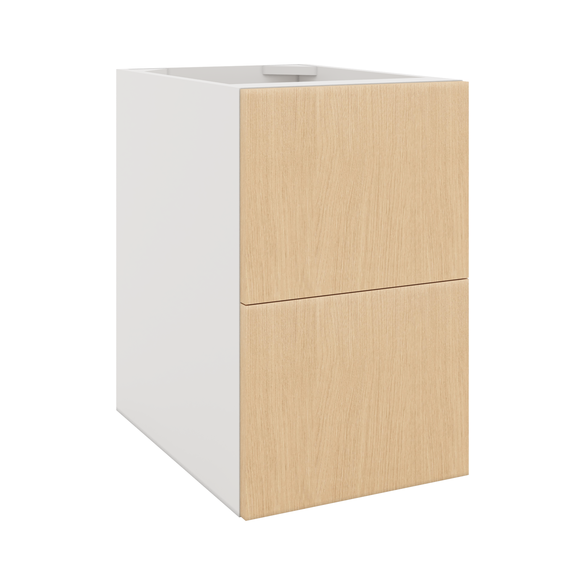 Modernform Cabinet Natural Oak 15" W X 24" H X 21" D Vanity Floating Drawers Cabinet