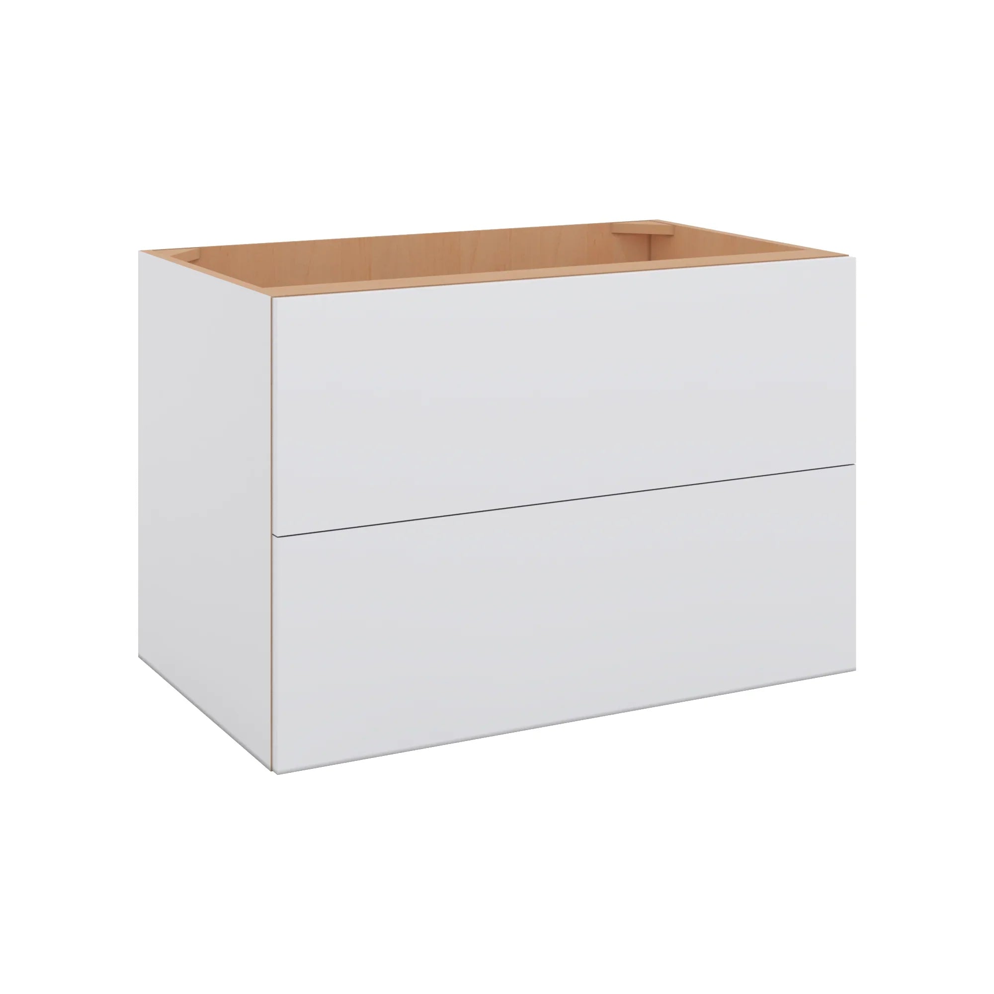 Modernform Cabinet Matte White 36" W X 24" H X 21" D Vanity Floating Drawers Cabinet