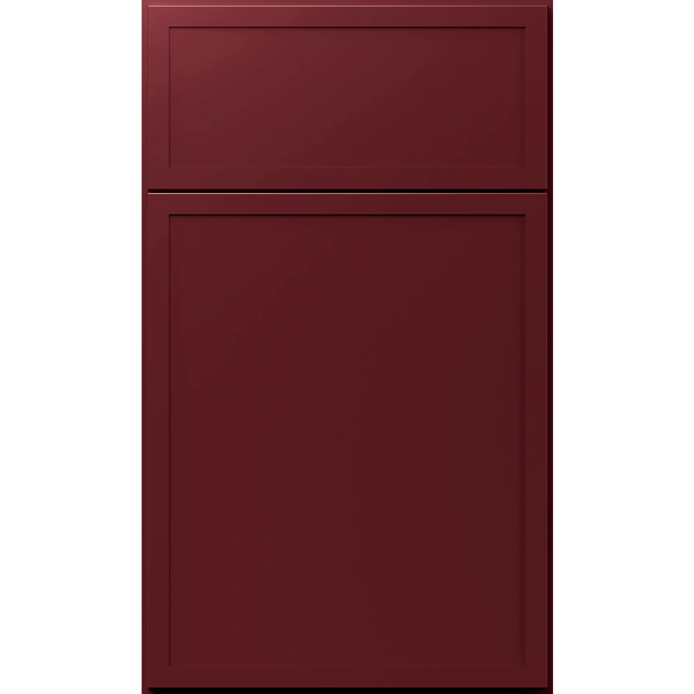Fabuwood Allure Luna Cabernet Red Door Sample
