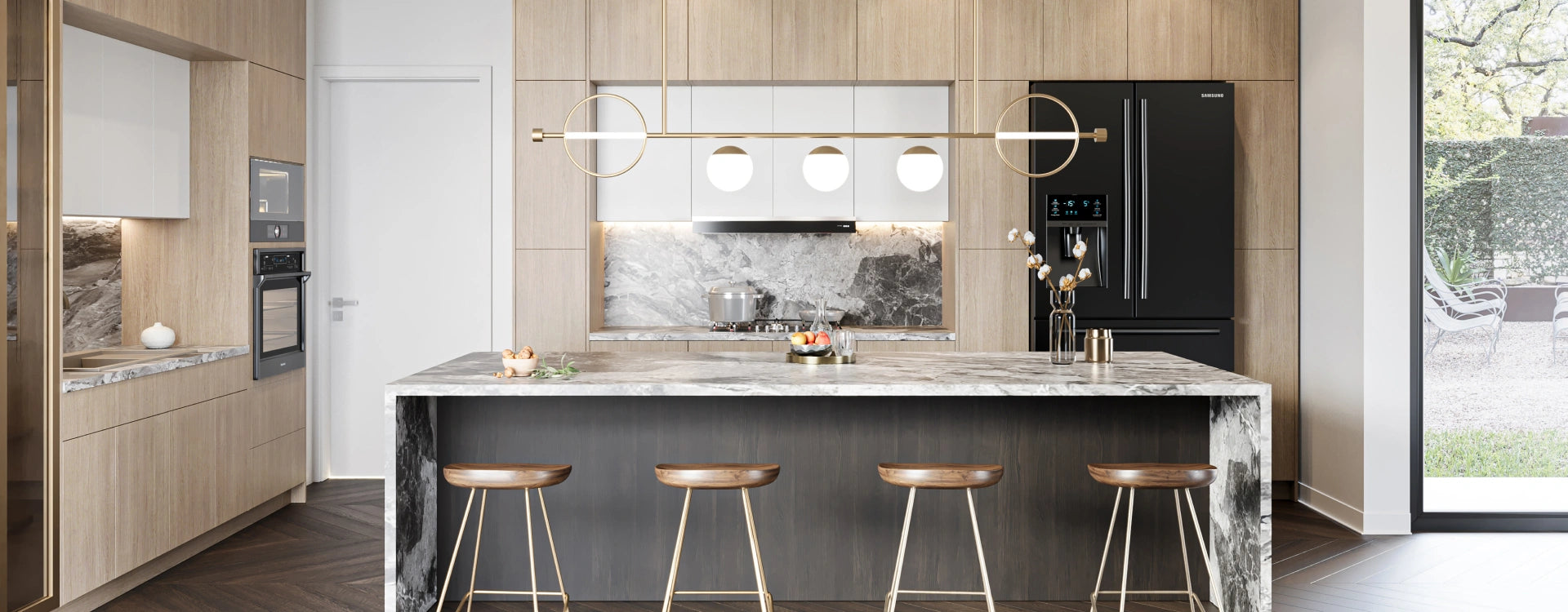 Fabuwood Illume Catalina Olmo 3 Door Sample