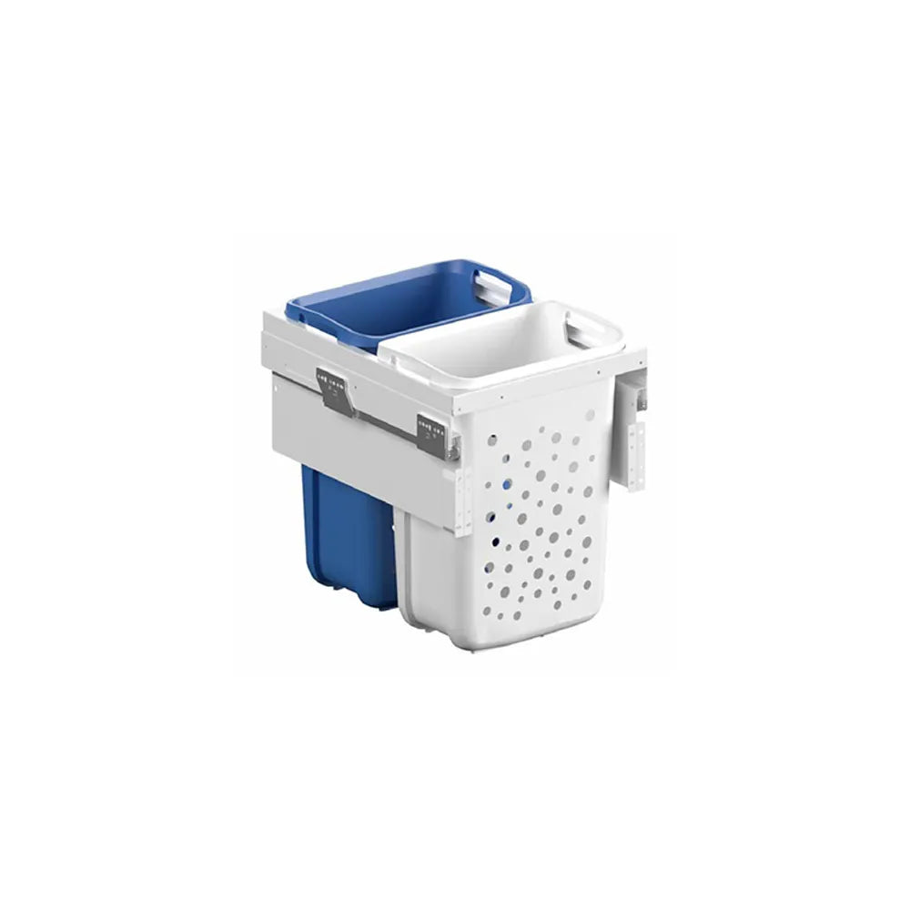 Fabuwood Illume Catalina Bianco Gloss 18" W Hamper Pull Out