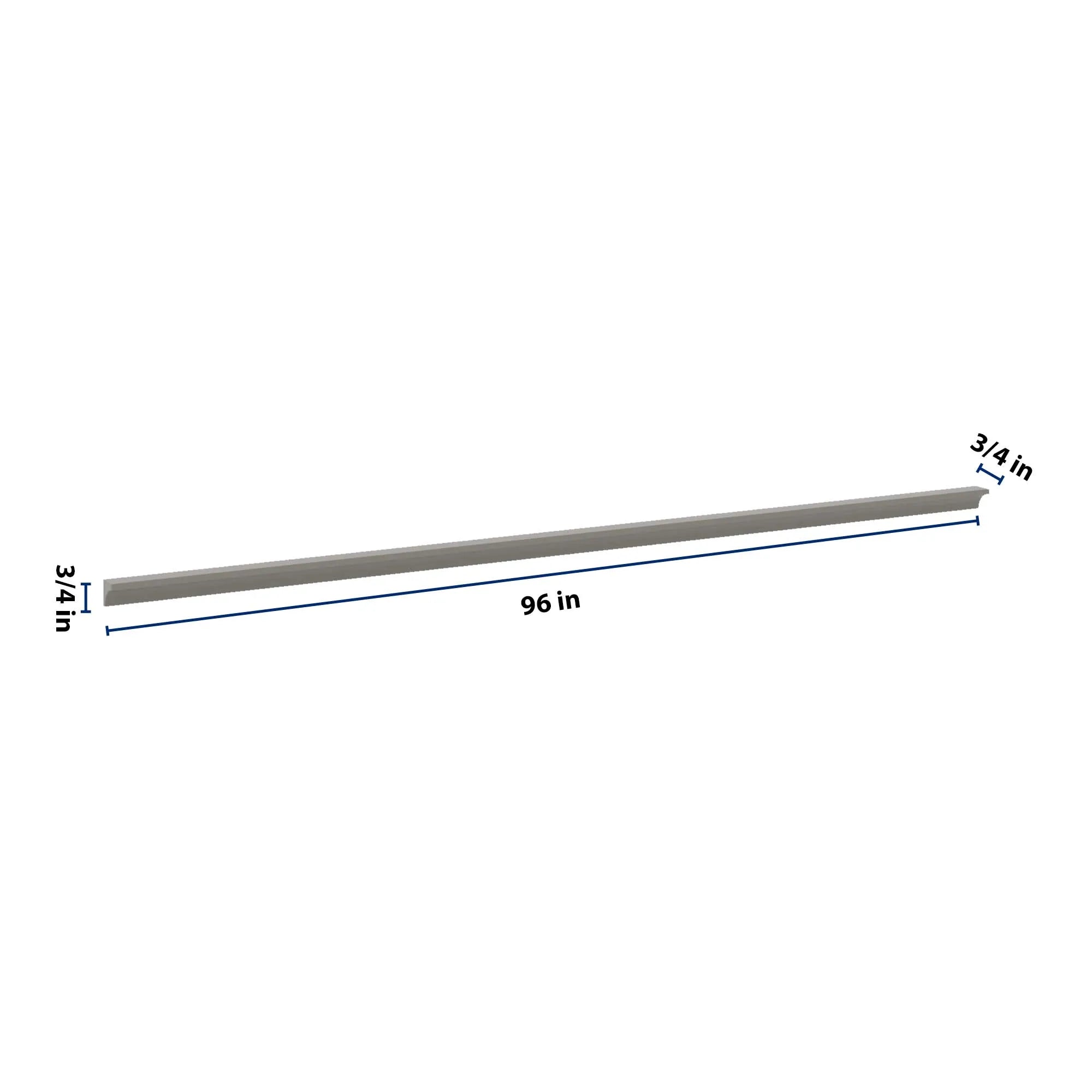 J&K Greige K3 96" W Incurved Corner Molding
