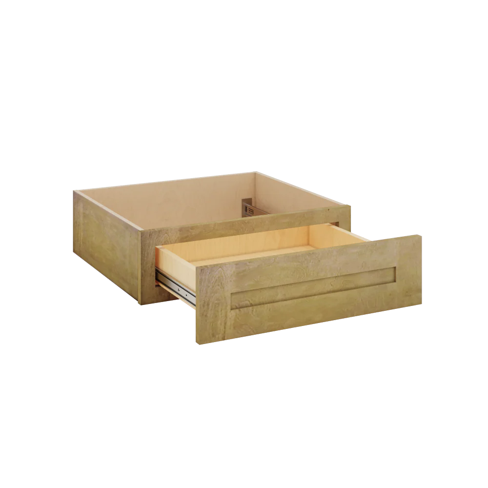 Modernform Cabinet Natural Shaker 24" W X 7" H X 21" D Vanity Knee Drawer