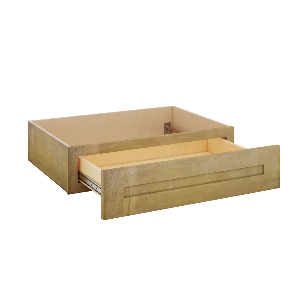 Modernform Cabinet Natural Shaker 30" W X 7" H X 21" D Vanity Knee Drawer