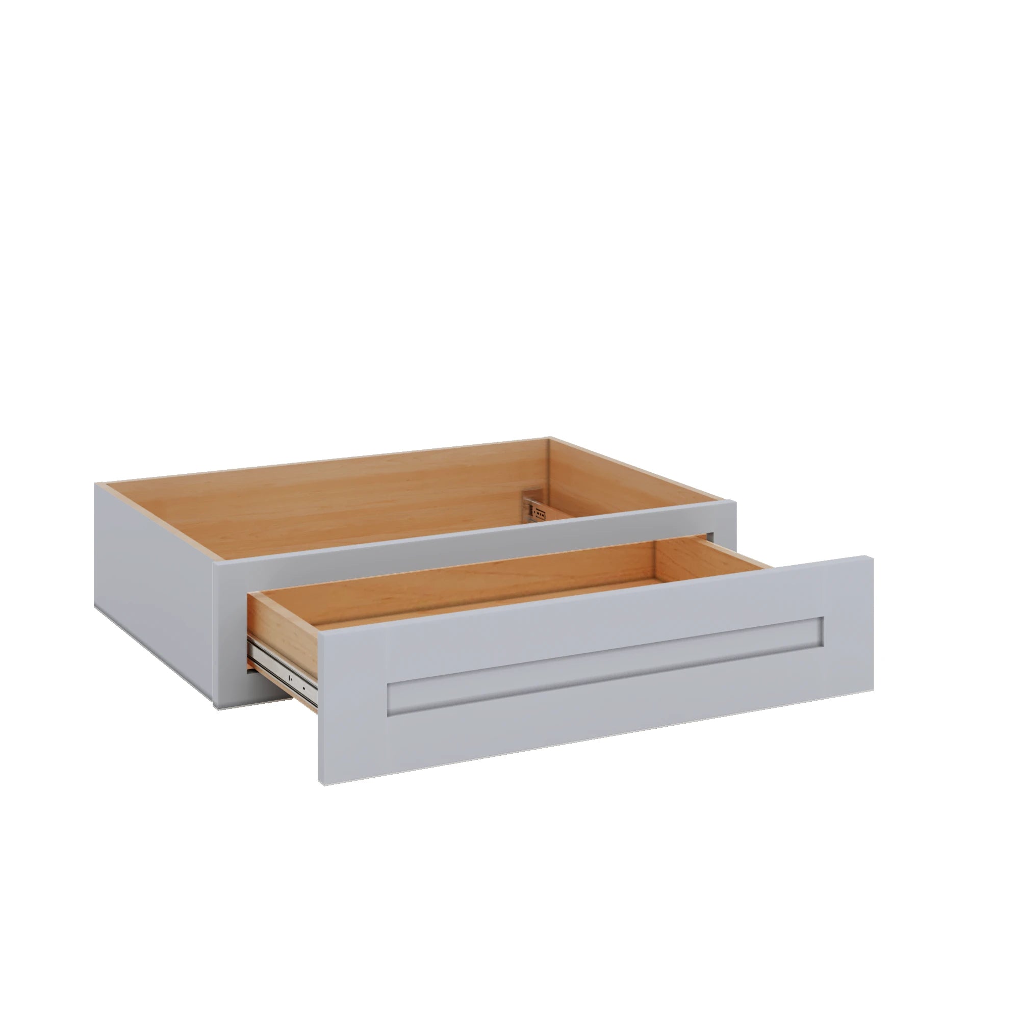 Modernform Cabinet Grey Shaker 30" W X 7" H X 21" D Vanity Knee Drawer